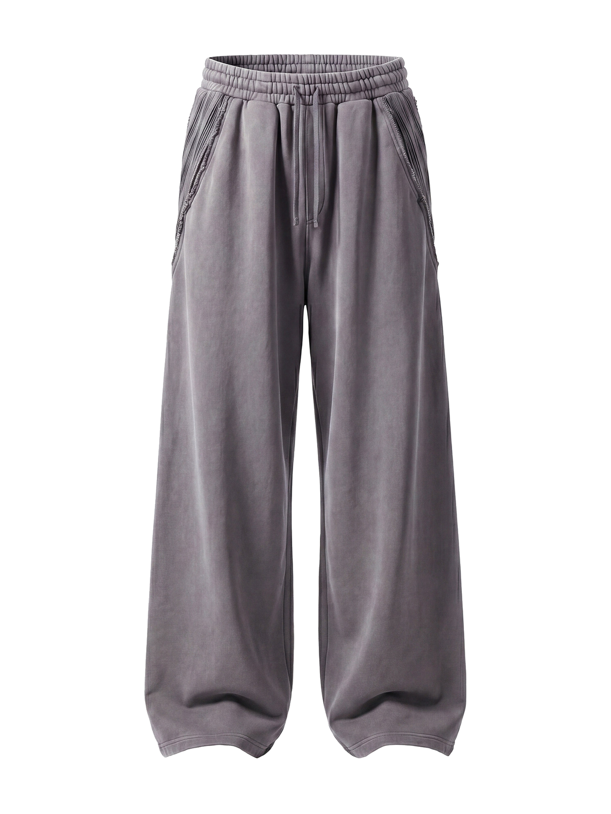 Distressed Tape Wide-Leg Sweatpants product view 3