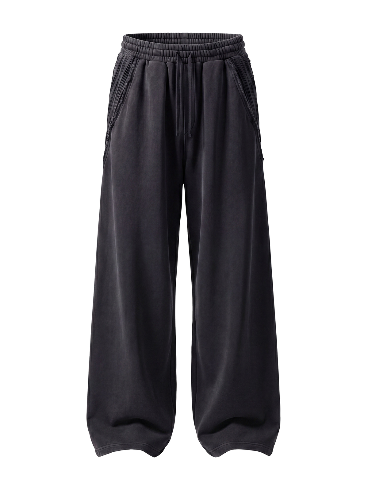 Distressed Tape Wide-Leg Sweatpants product view 4