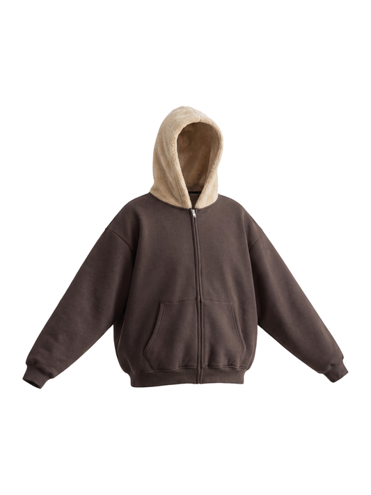 Fleece-Lined Zip Hoodie product view 1