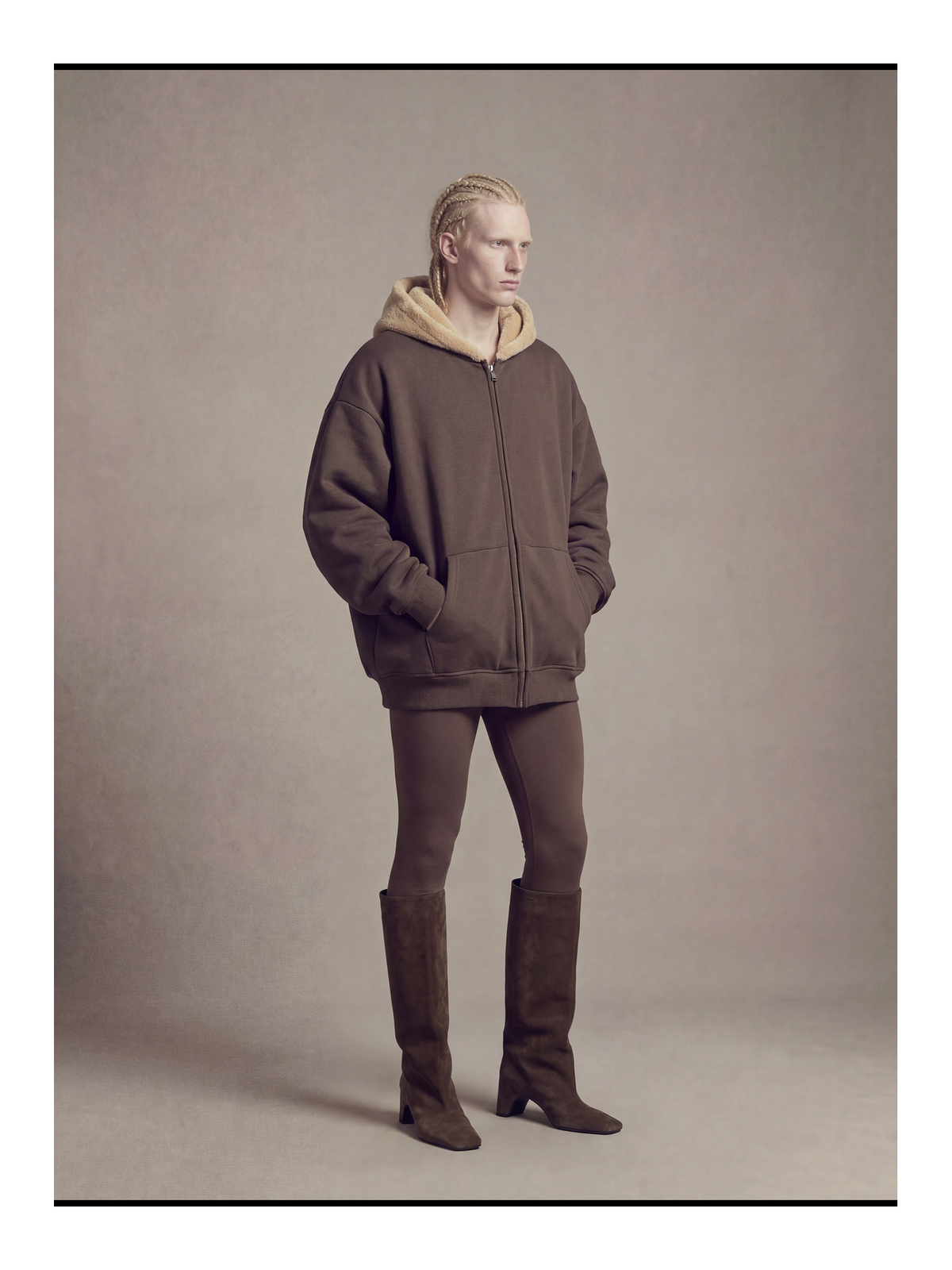 Fleece-Lined Zip Hoodie product view 2
