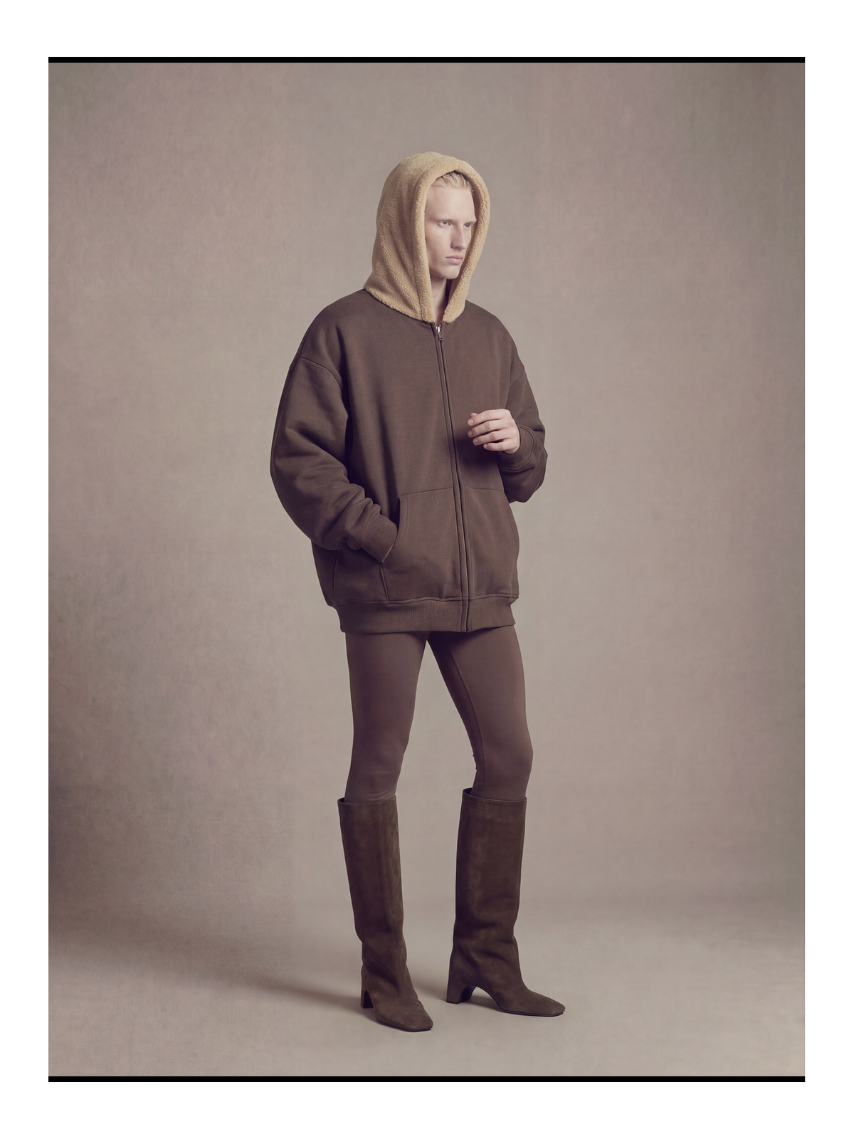 Fleece-Lined Zip Hoodie product view 4