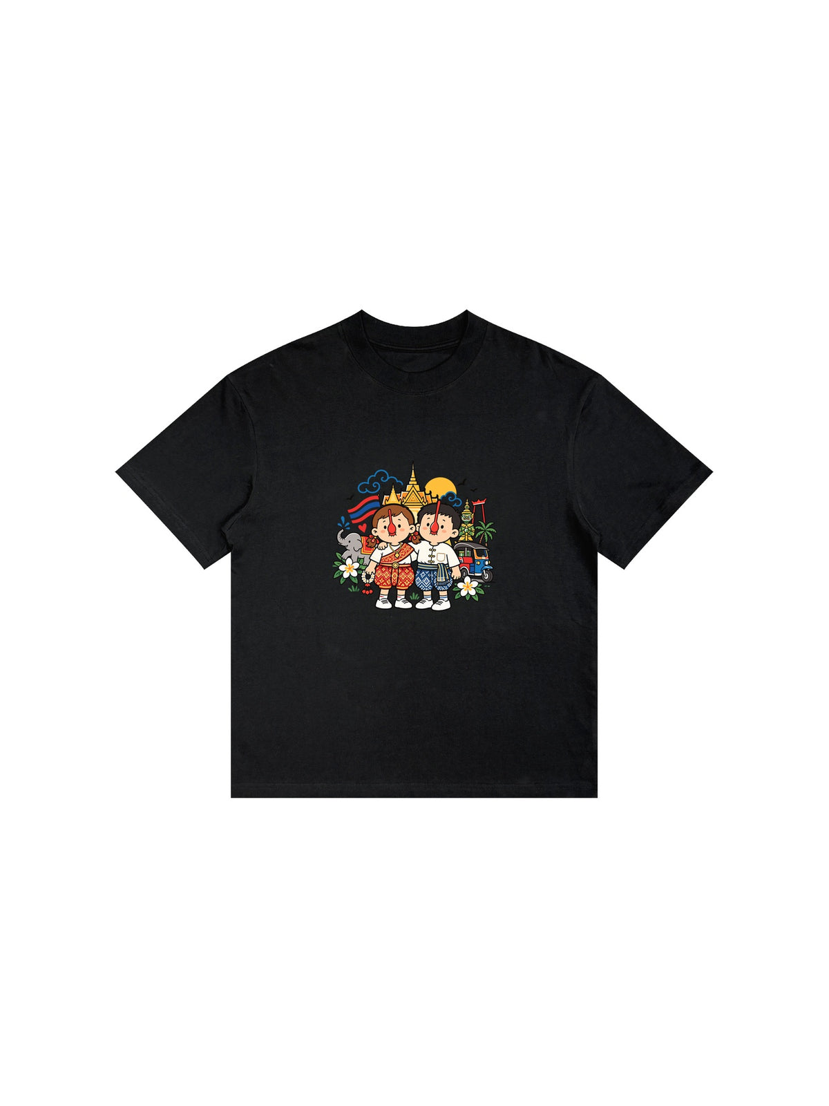 Friends Group Cartoon Graphic T-Shirt product image