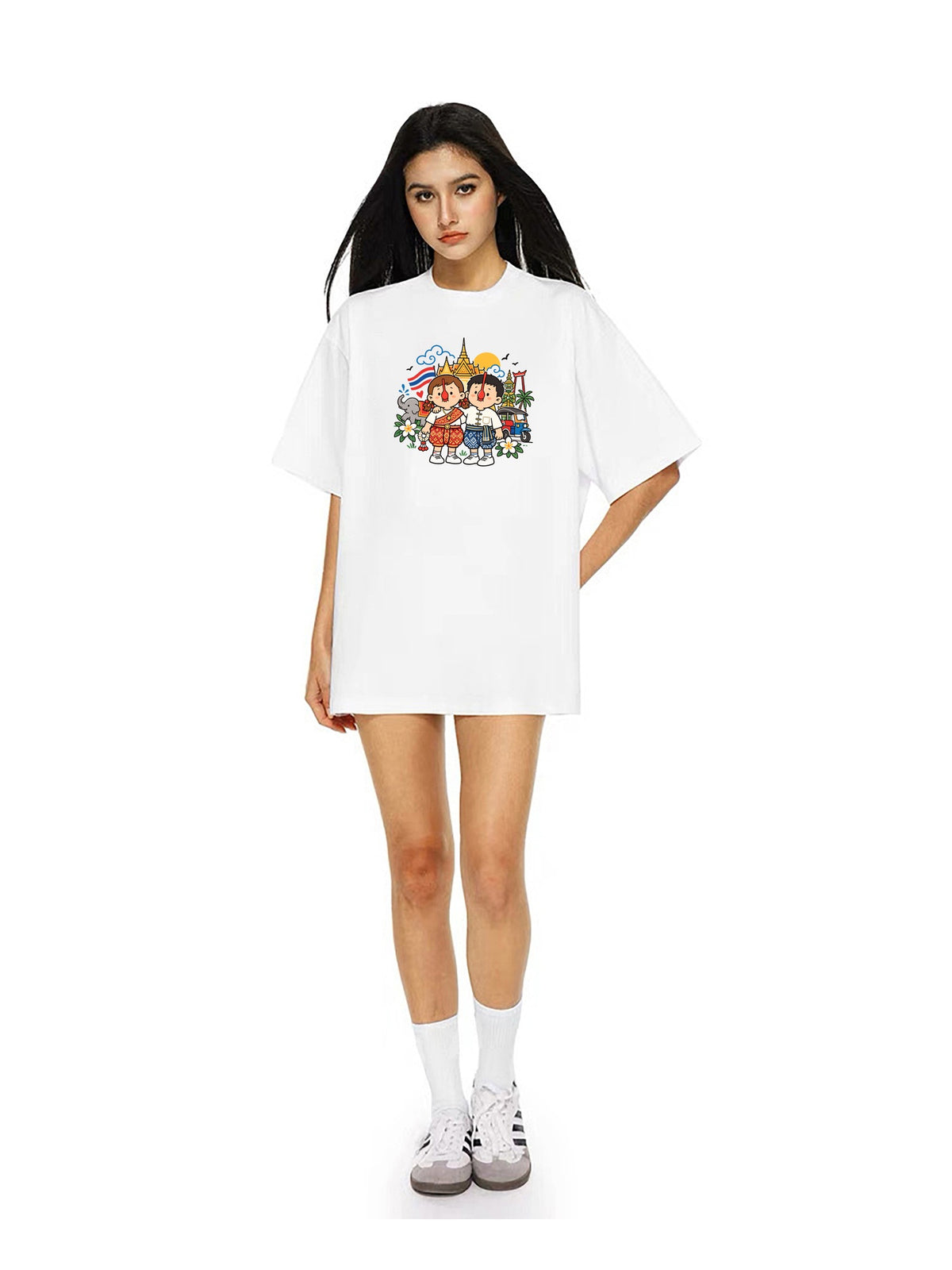 Friends Group Cartoon Graphic T-Shirt product image