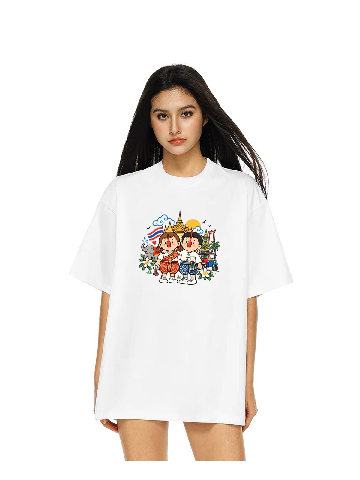 Friends Group Cartoon Graphic T-Shirt product image