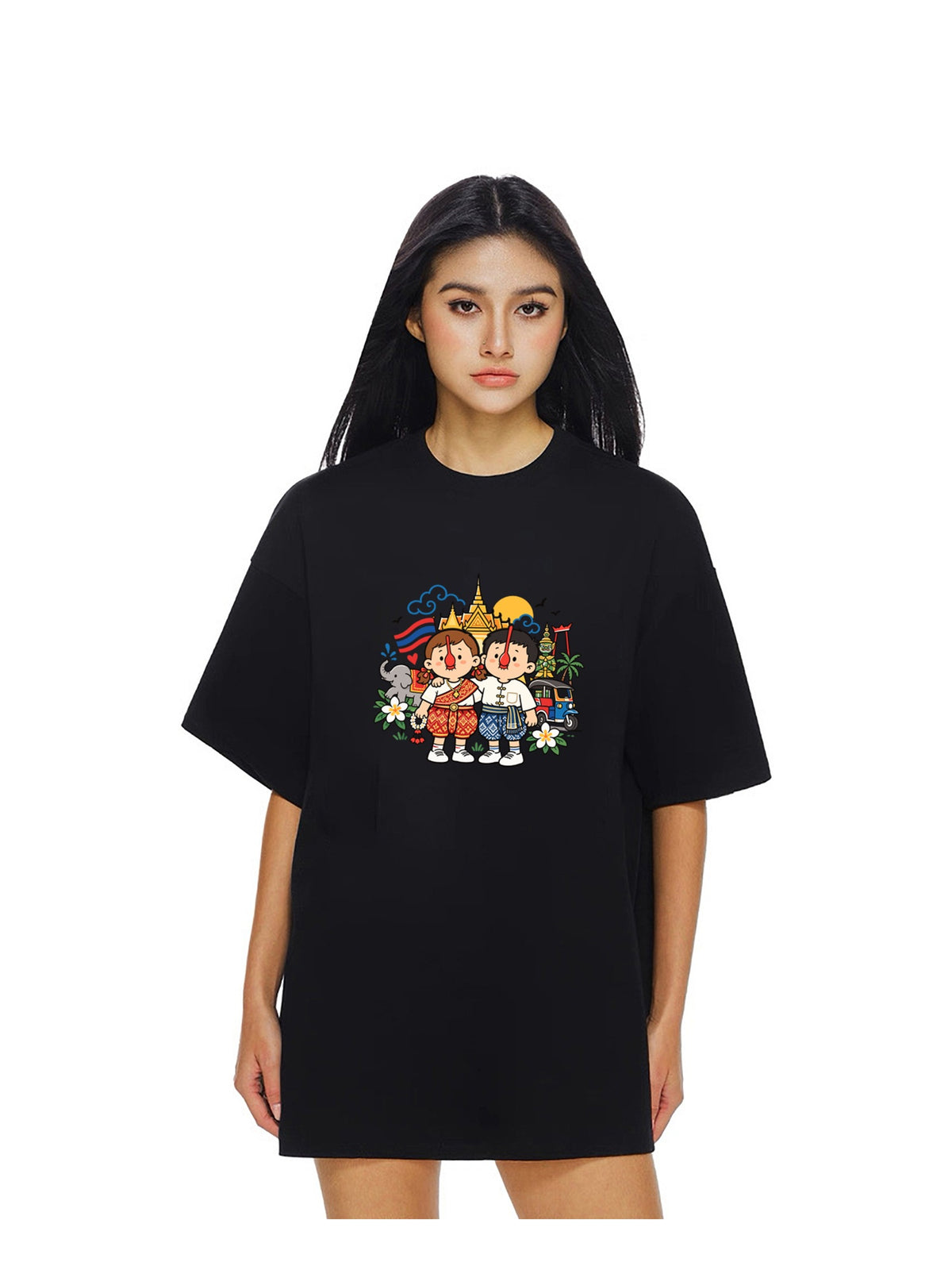 Friends Group Cartoon Graphic T-Shirt product image