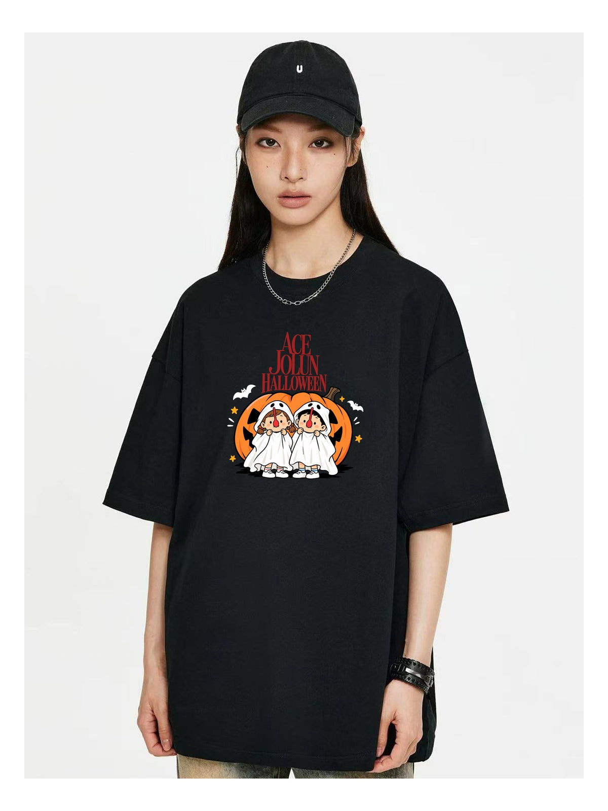 Halloween Pumpkin Friends Graphic T-Shirt product image