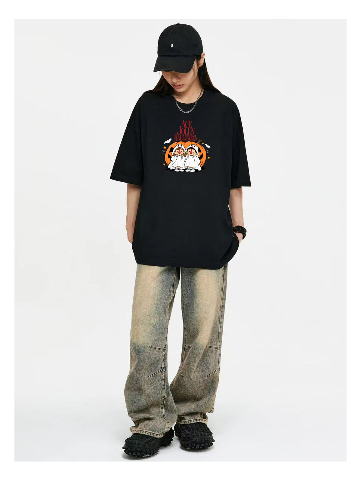 Halloween Pumpkin Friends Graphic T-Shirt product image