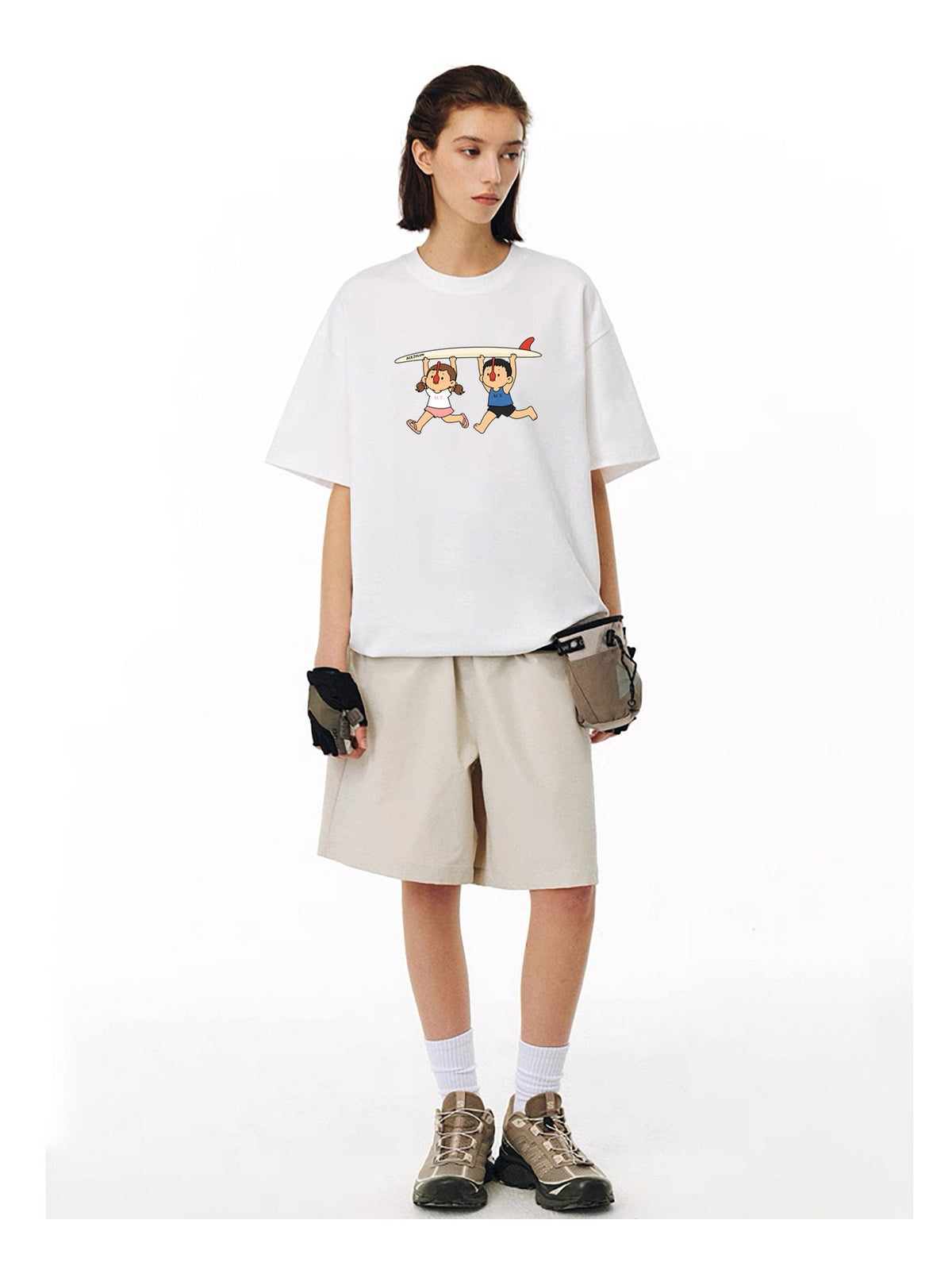 Hanging Friends Cartoon Graphic T-Shirt product image