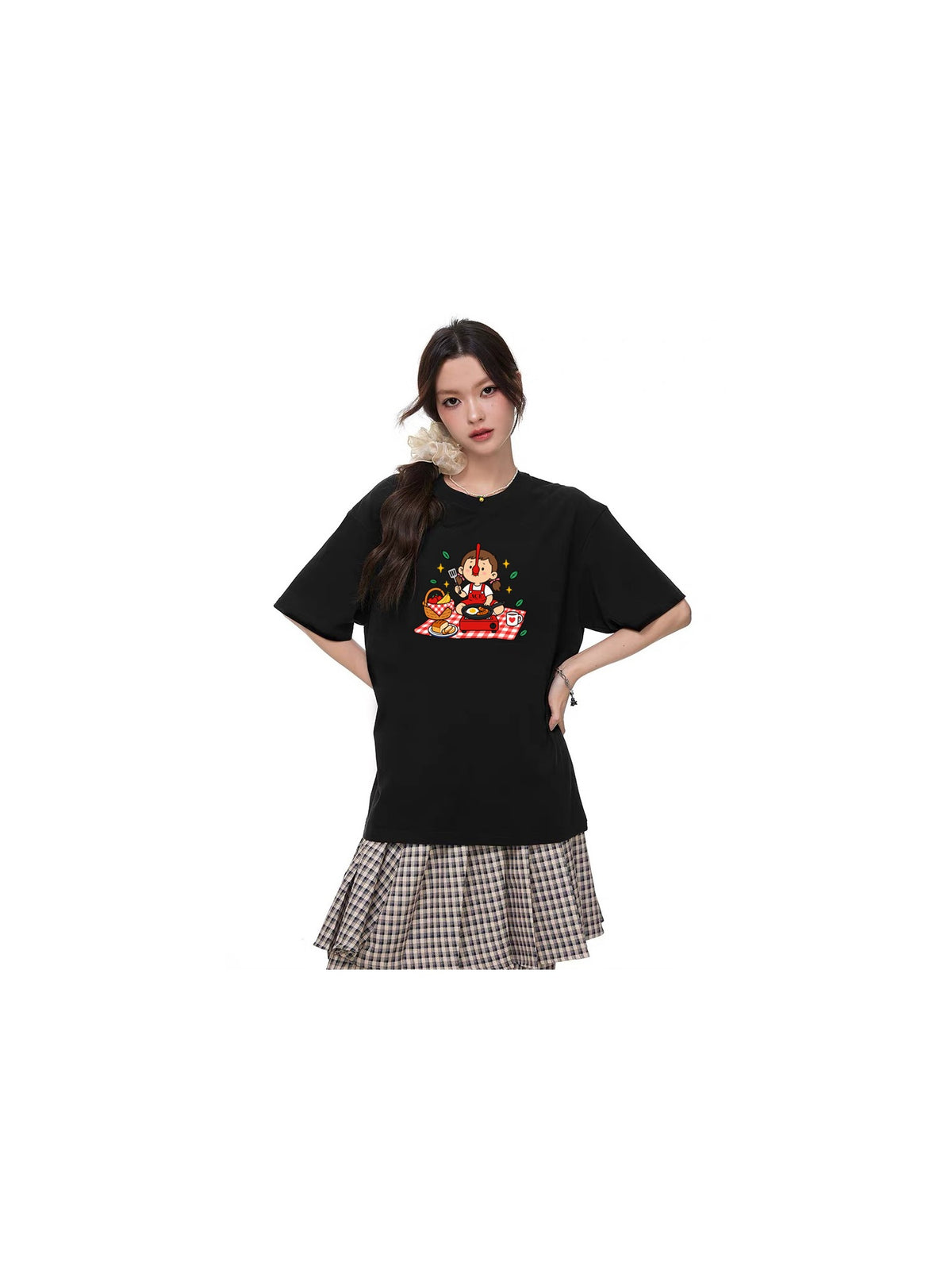 Holiday Feast Cartoon Graphic T-Shirt product image
