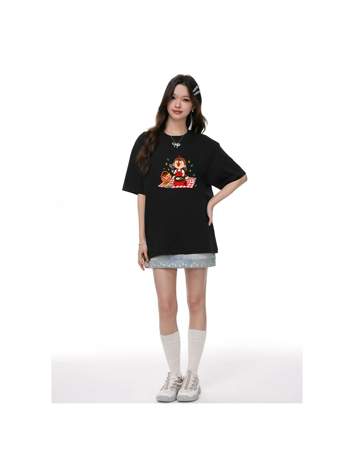 Holiday Feast Cartoon Graphic T-Shirt product image