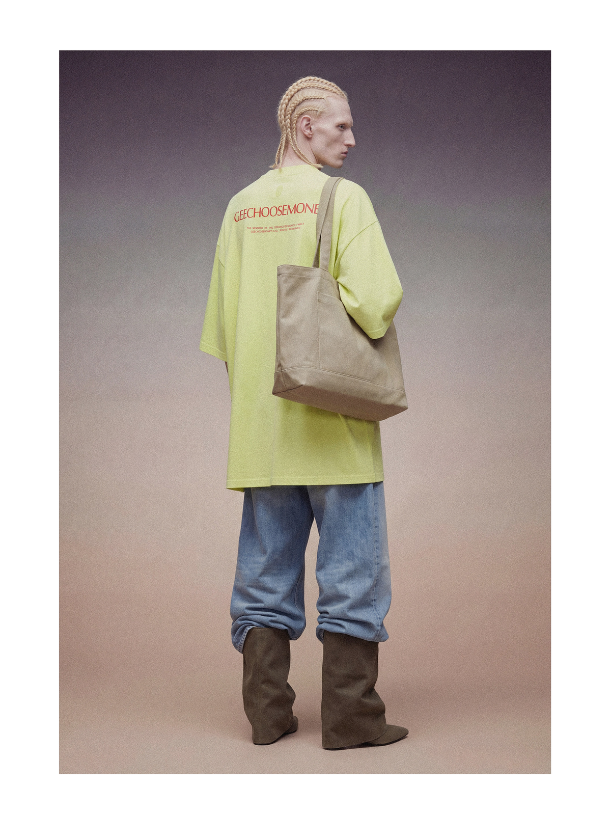 Lemon-Lime Wordmark Graphic Tee product view 3