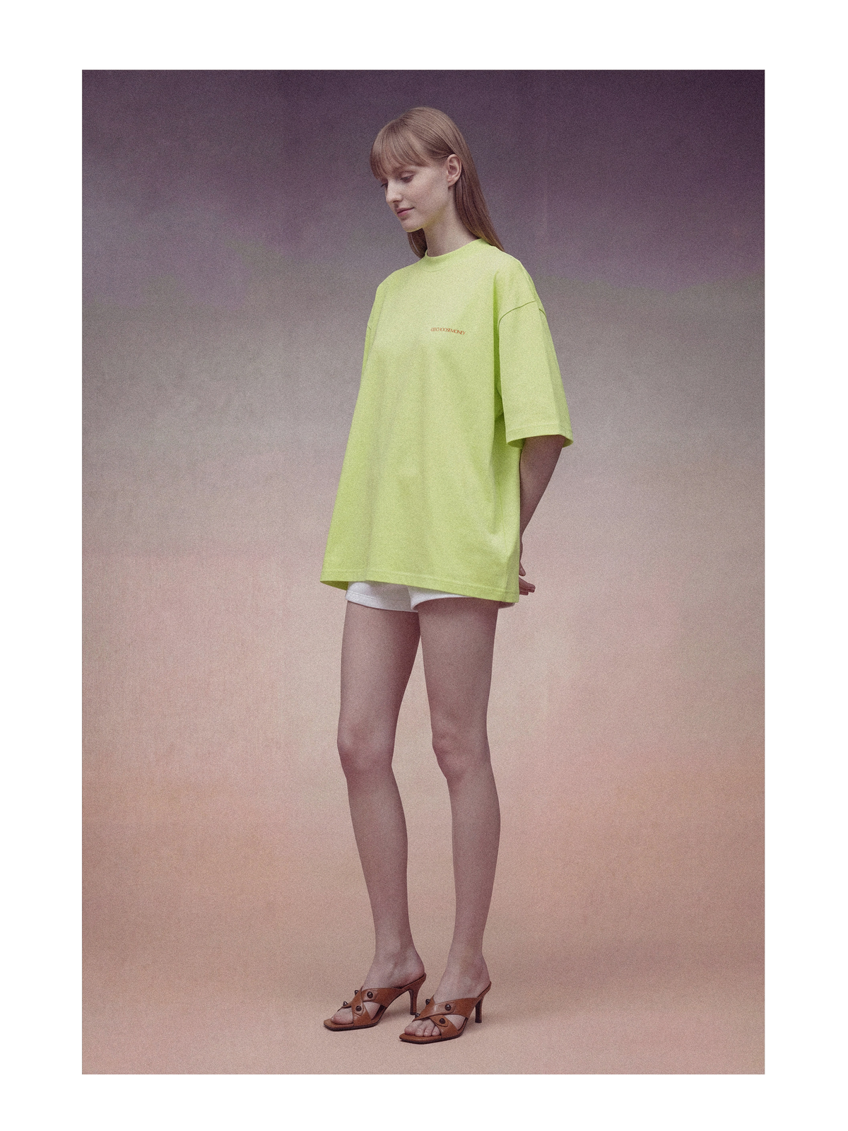 Lemon-Lime Wordmark Graphic Tee product view 4