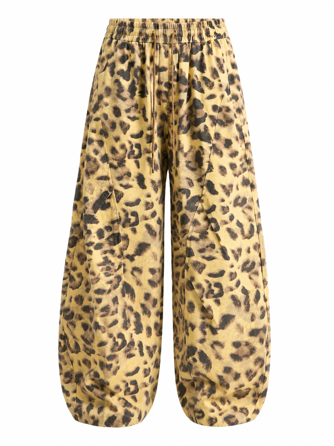 Ace Jolun leopard-print barrel-leg cargo pants alternate view
