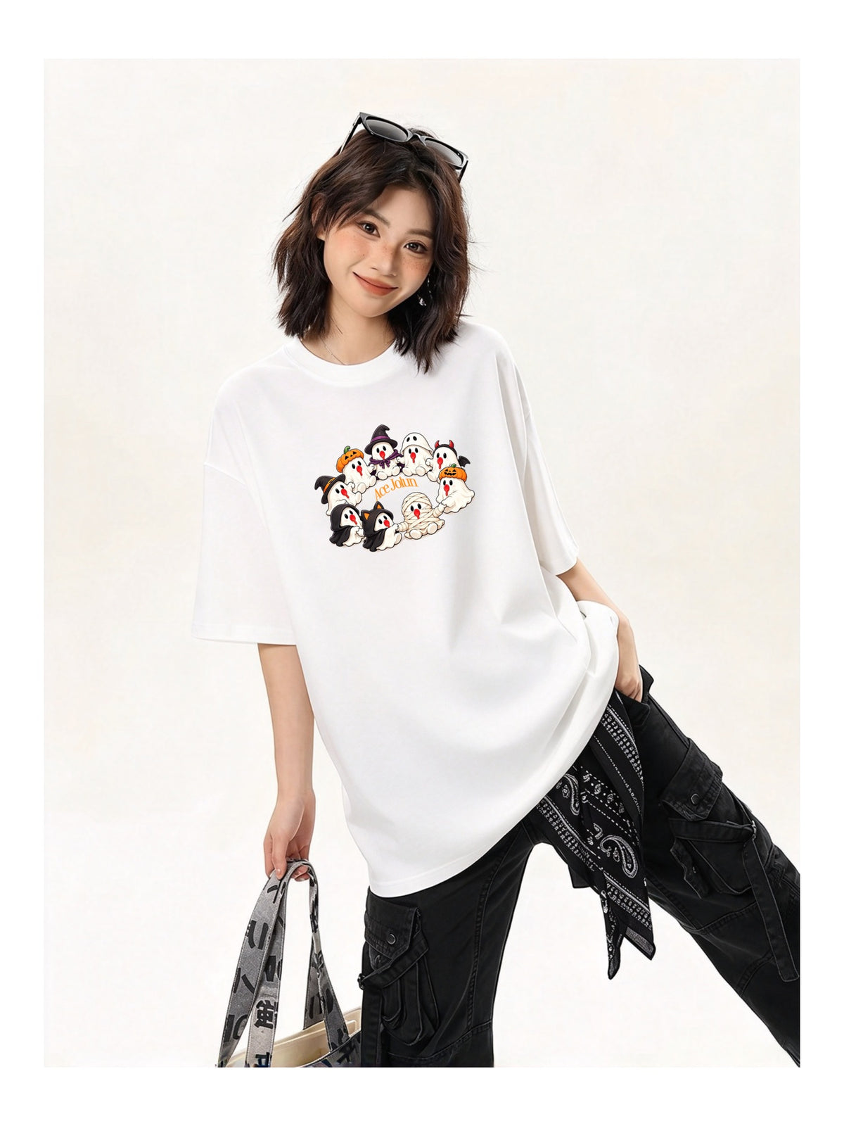 Lucky Cat Party Graphic T-Shirt product image