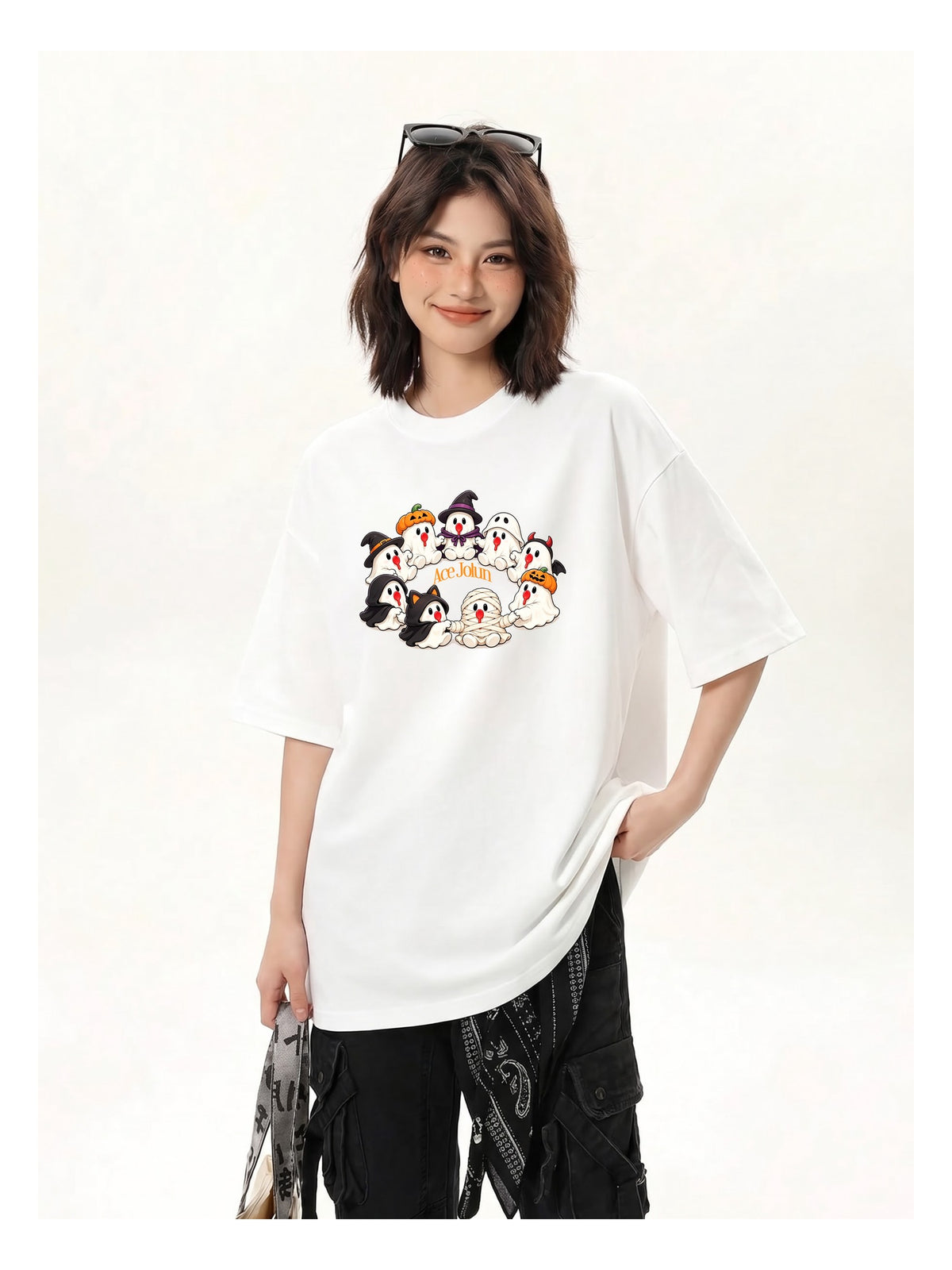 Lucky Cat Party Graphic T-Shirt product image