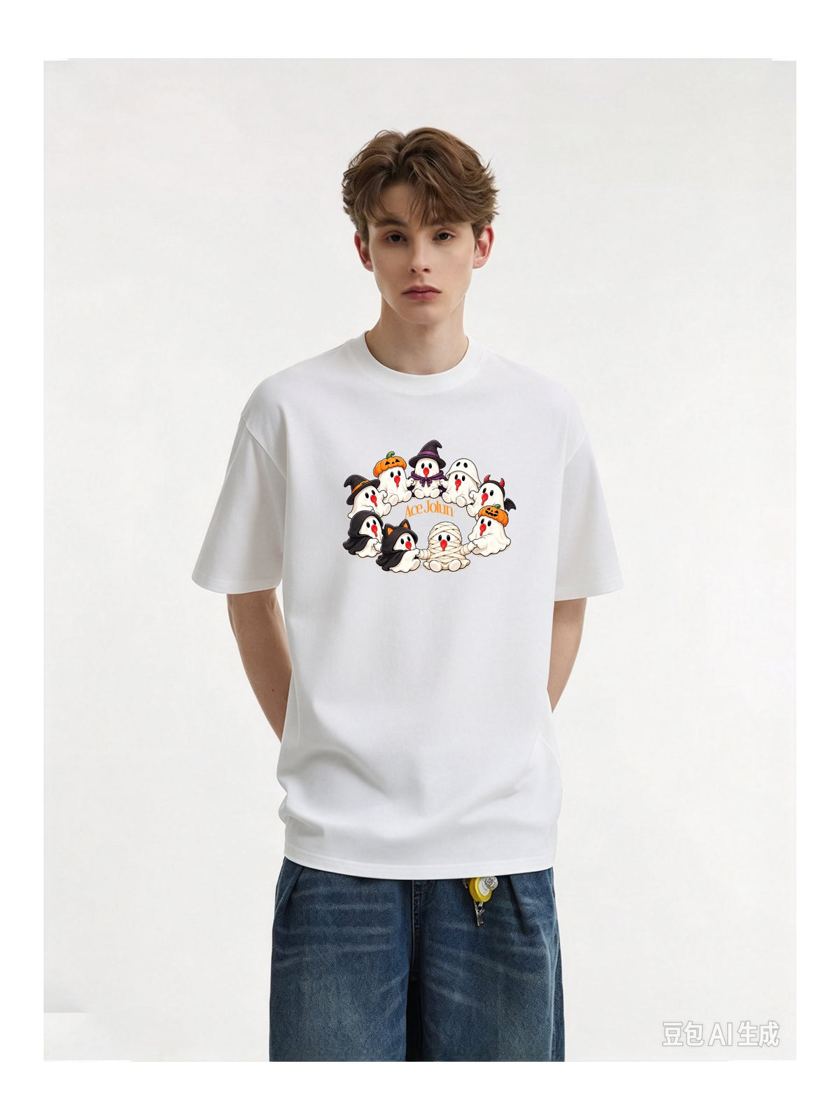 Lucky Cat Party Graphic T-Shirt product image