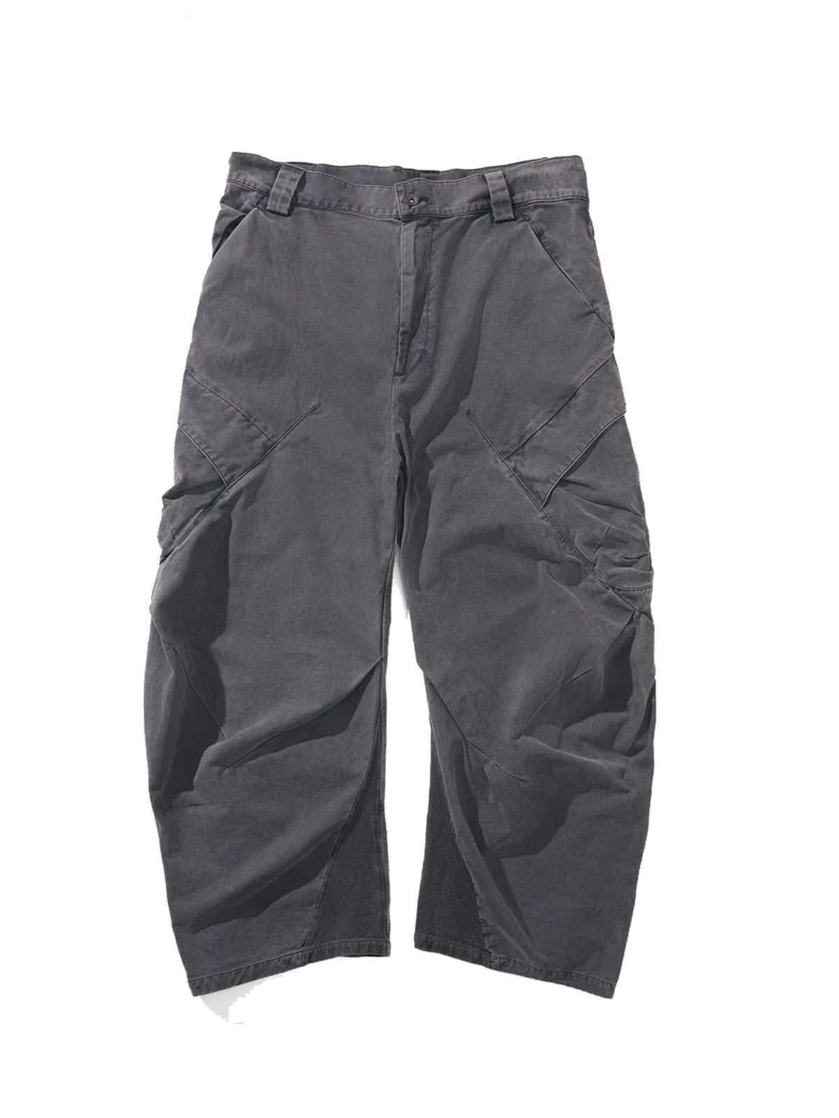 Men’s Washed Curved-Leg Casual Pants product image