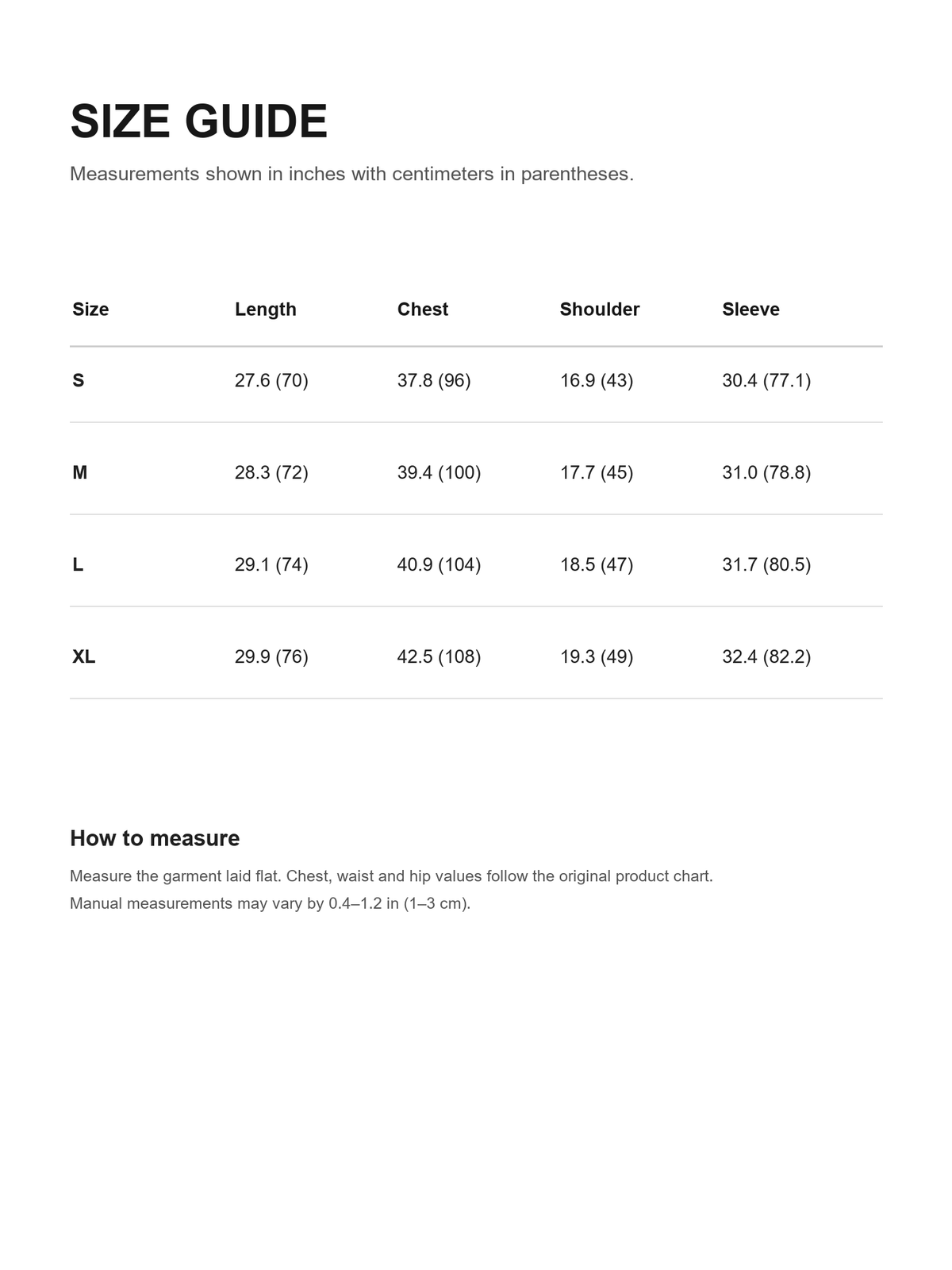 Mock-Neck Performance Long-Sleeve T-Shirt size guide