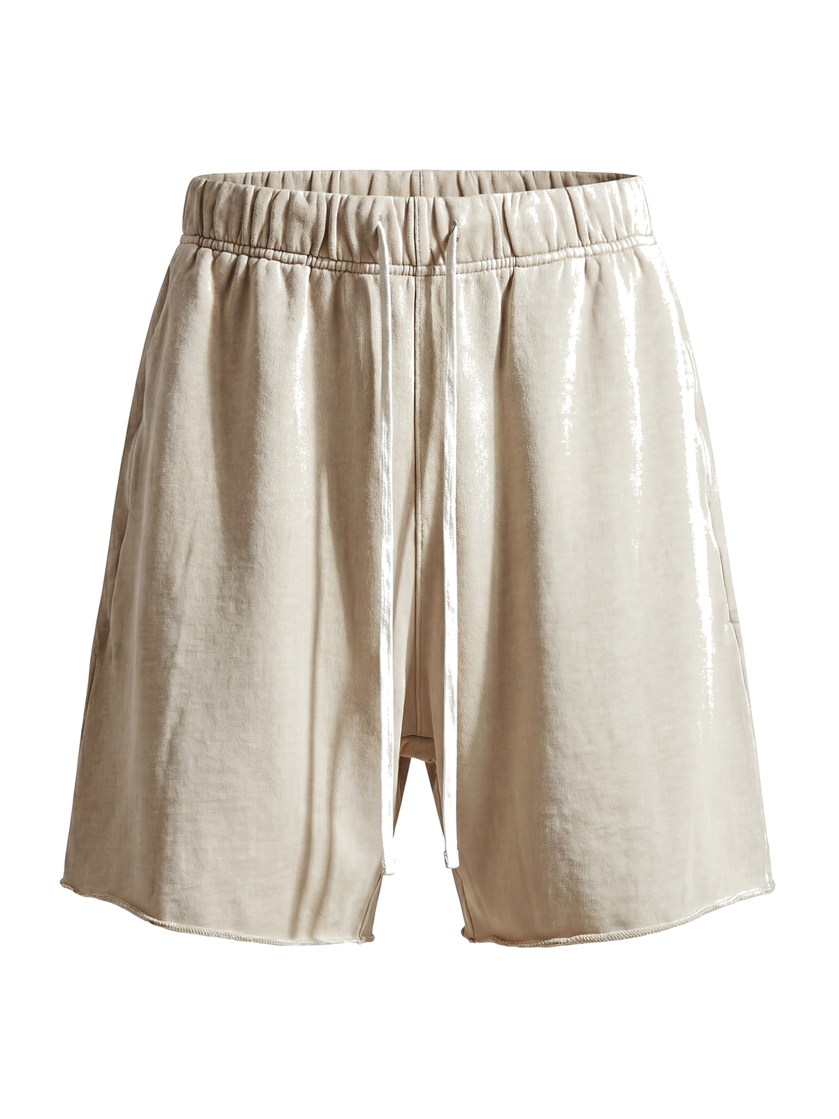 Raw-Hem Relaxed Sweat Shorts product view 1