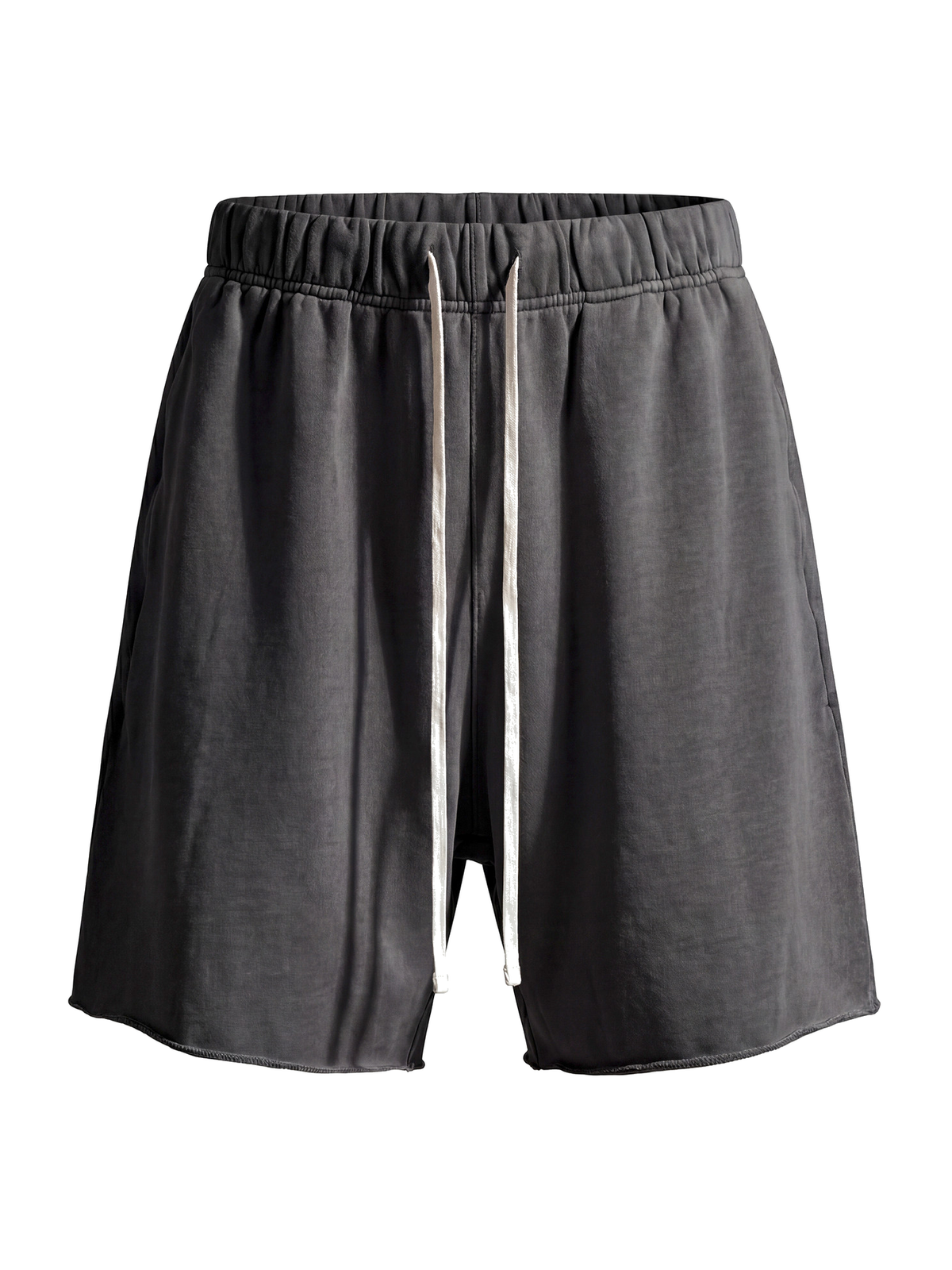 Raw-Hem Relaxed Sweat Shorts product view 2