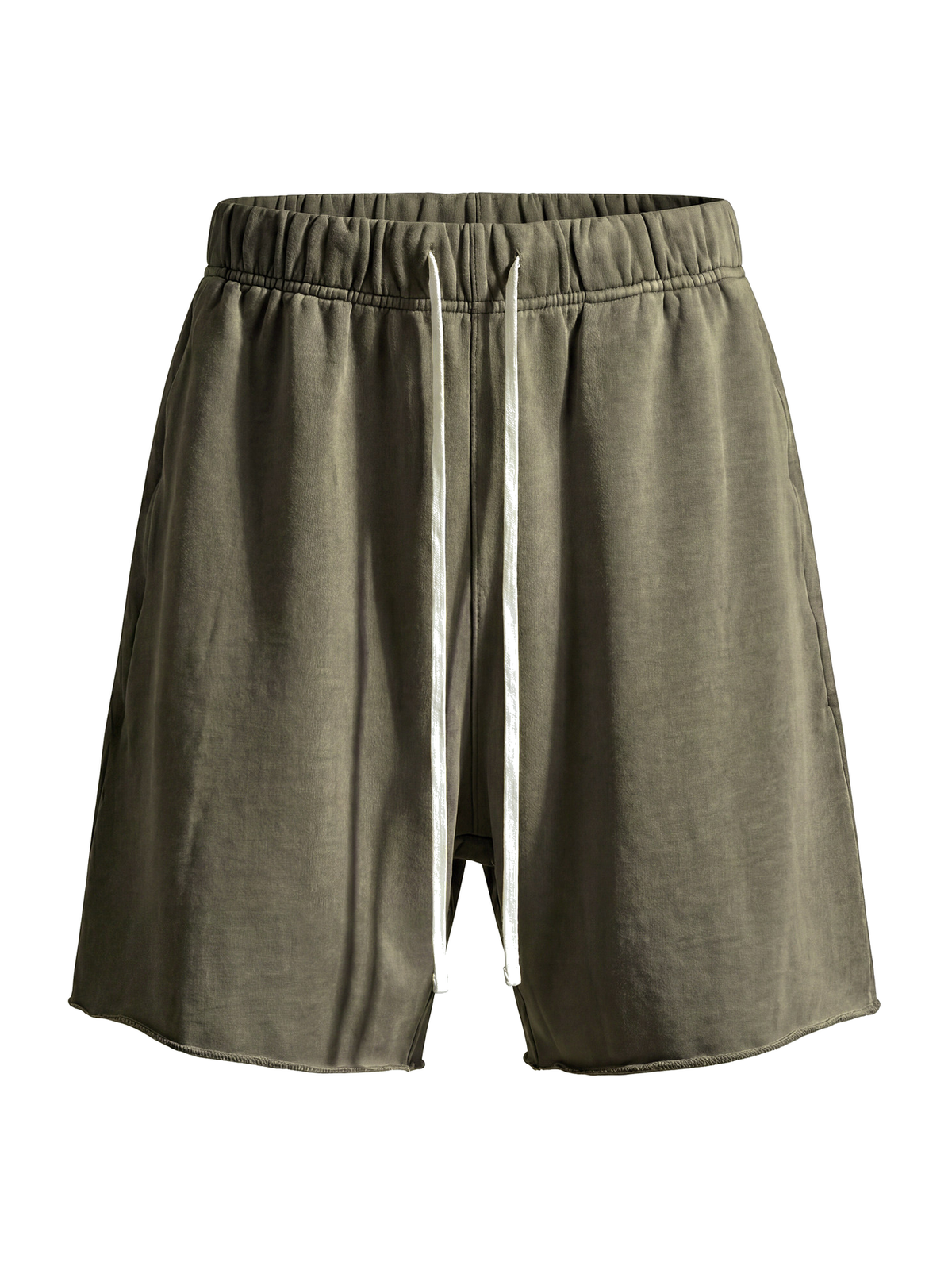 Raw-Hem Relaxed Sweat Shorts product view 3
