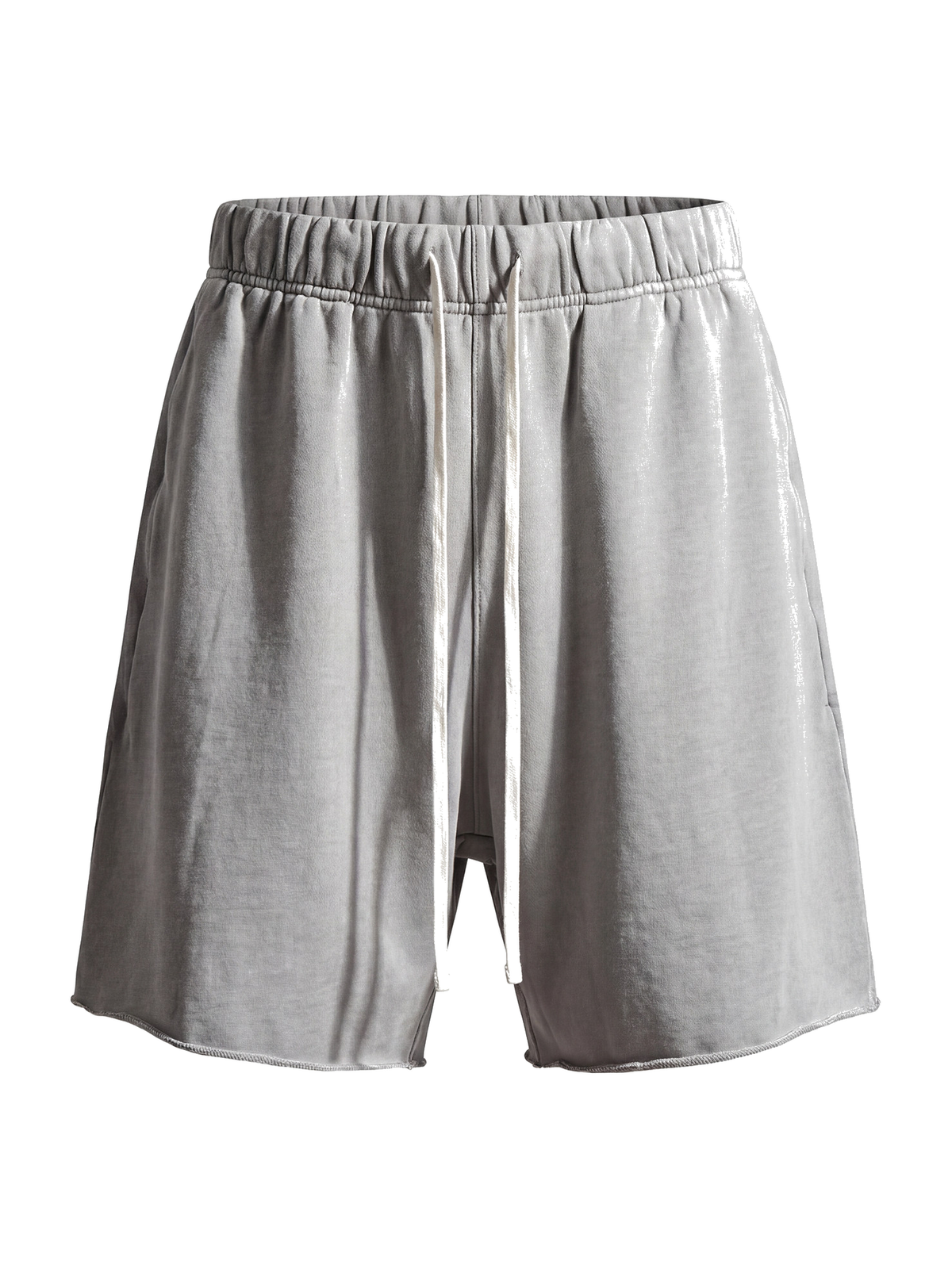 Raw-Hem Relaxed Sweat Shorts product view 4