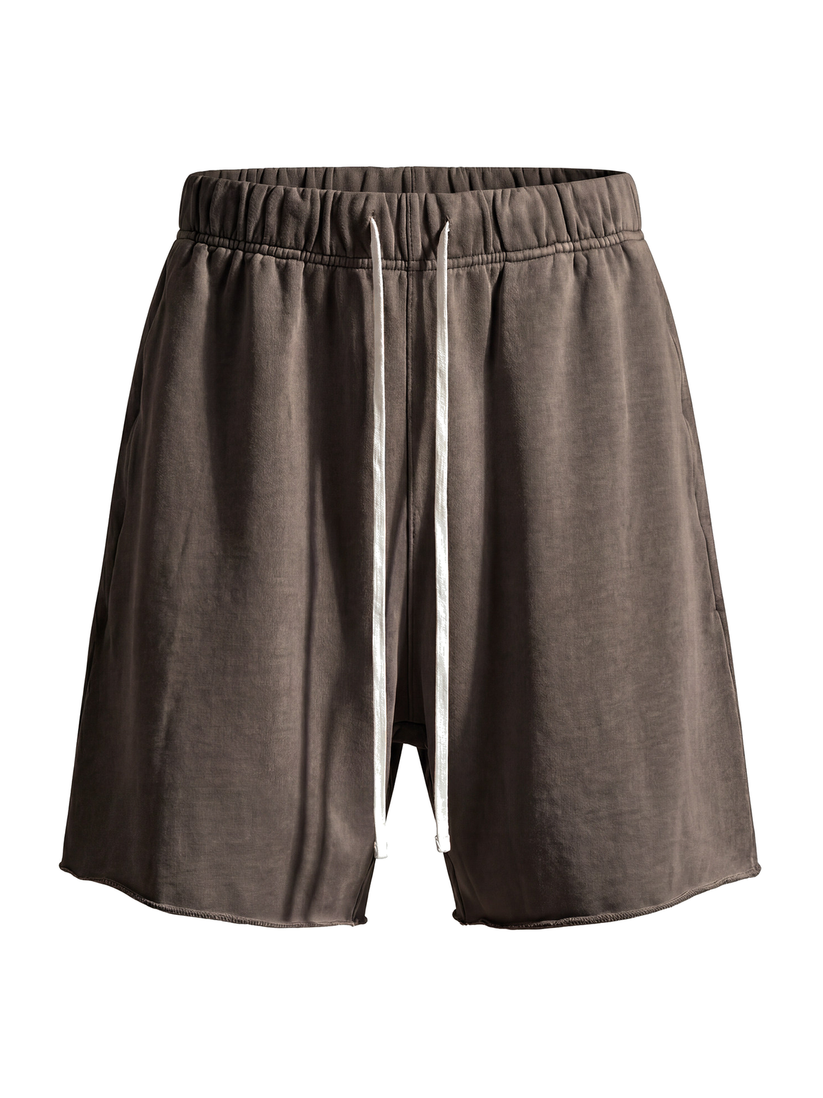 Raw-Hem Relaxed Sweat Shorts product view 5