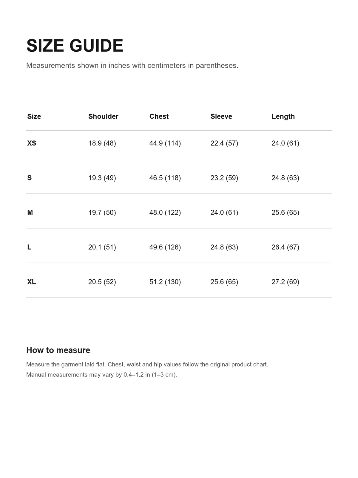 Script Graphic Pullover Hoodie size guide