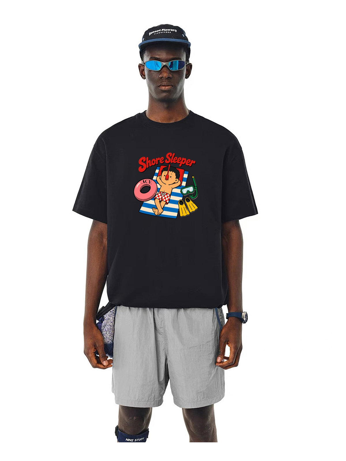 Shore Sleeper Retro Graphic T-Shirt product image