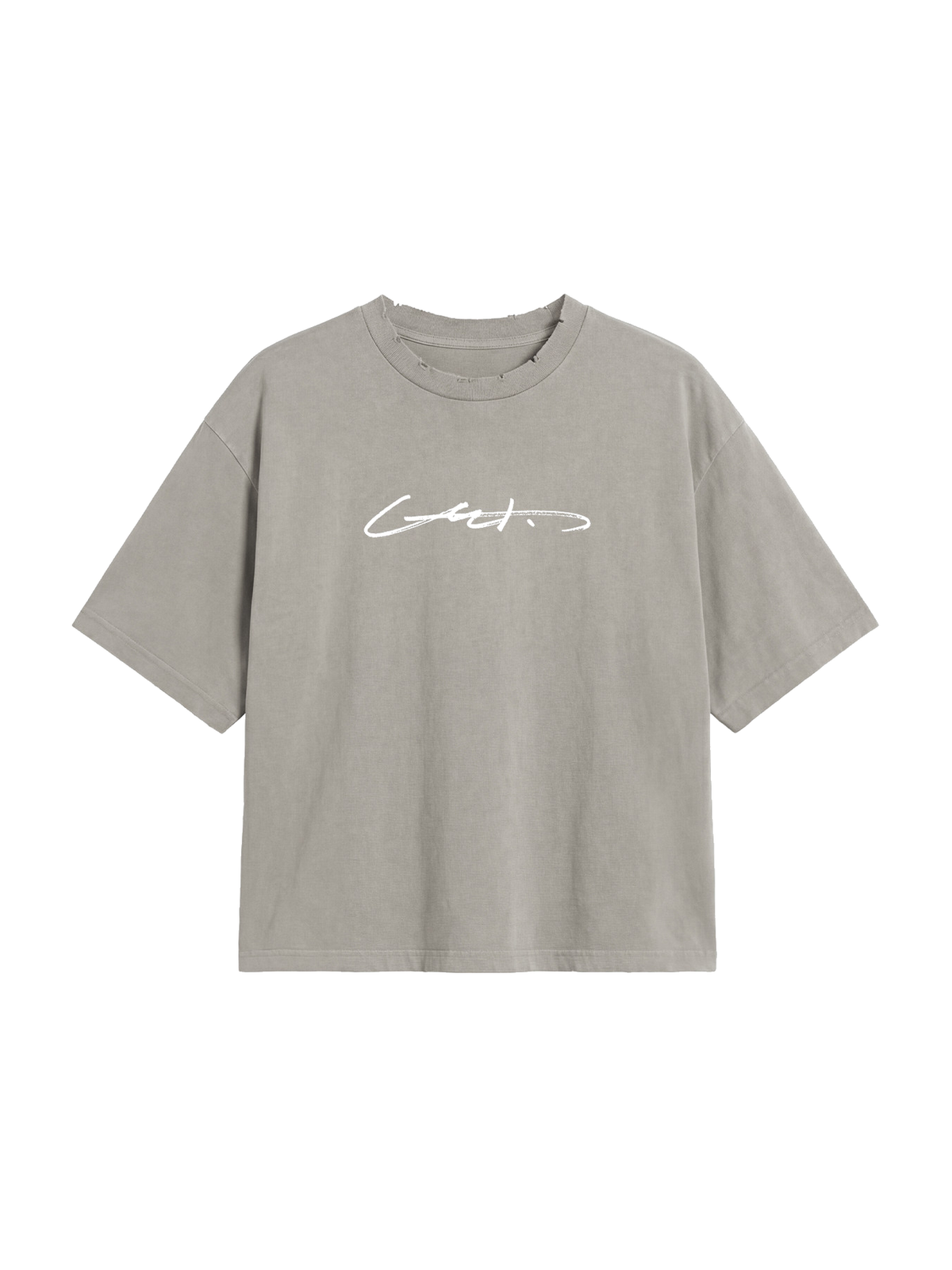 Snow-Washed Signature Heavyweight Tee product view 1