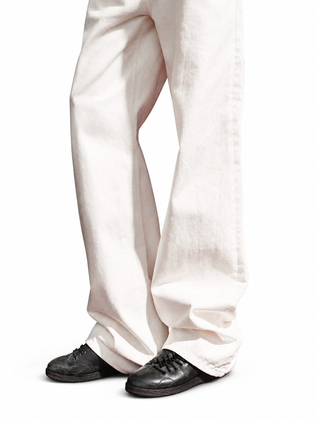 Ace Jolun white structured jeans alternate view