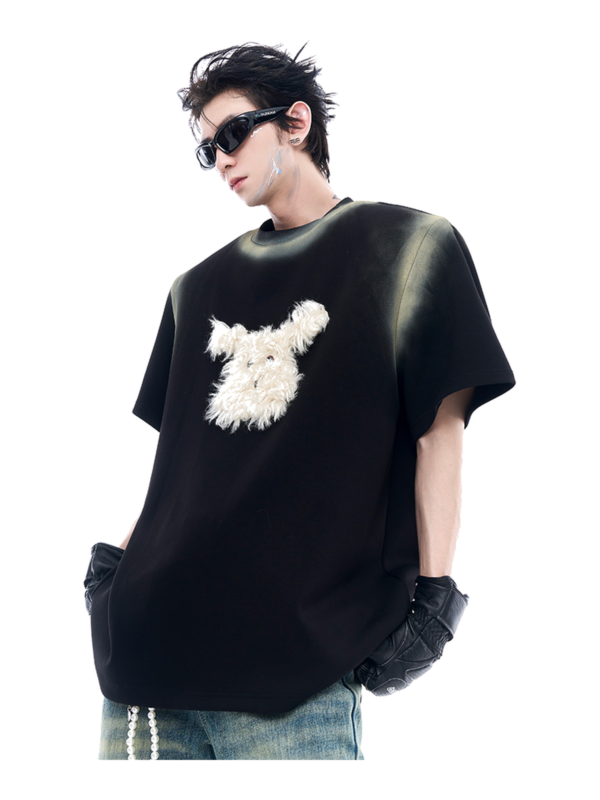 Tie-Dye Puppy Graphic Tee product view 2
