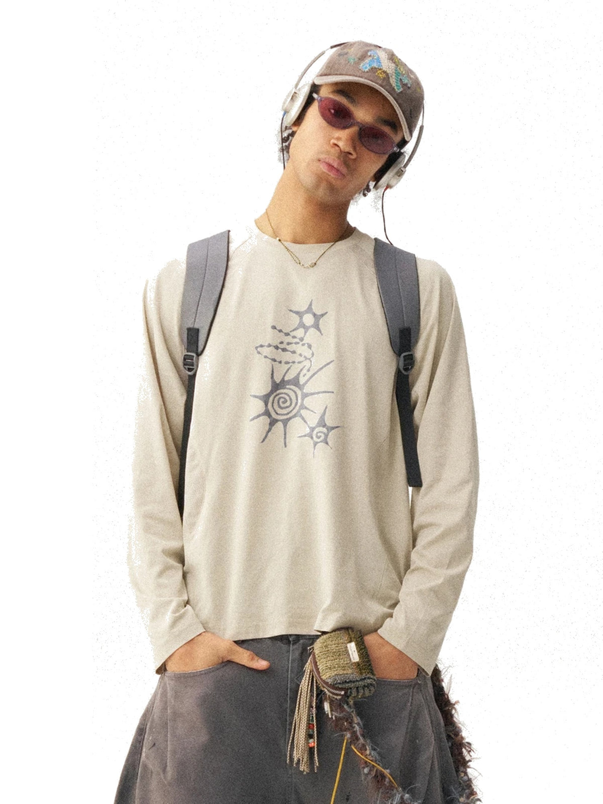 Totem Graphic Quick-Dry Long-Sleeve T-Shirt product image