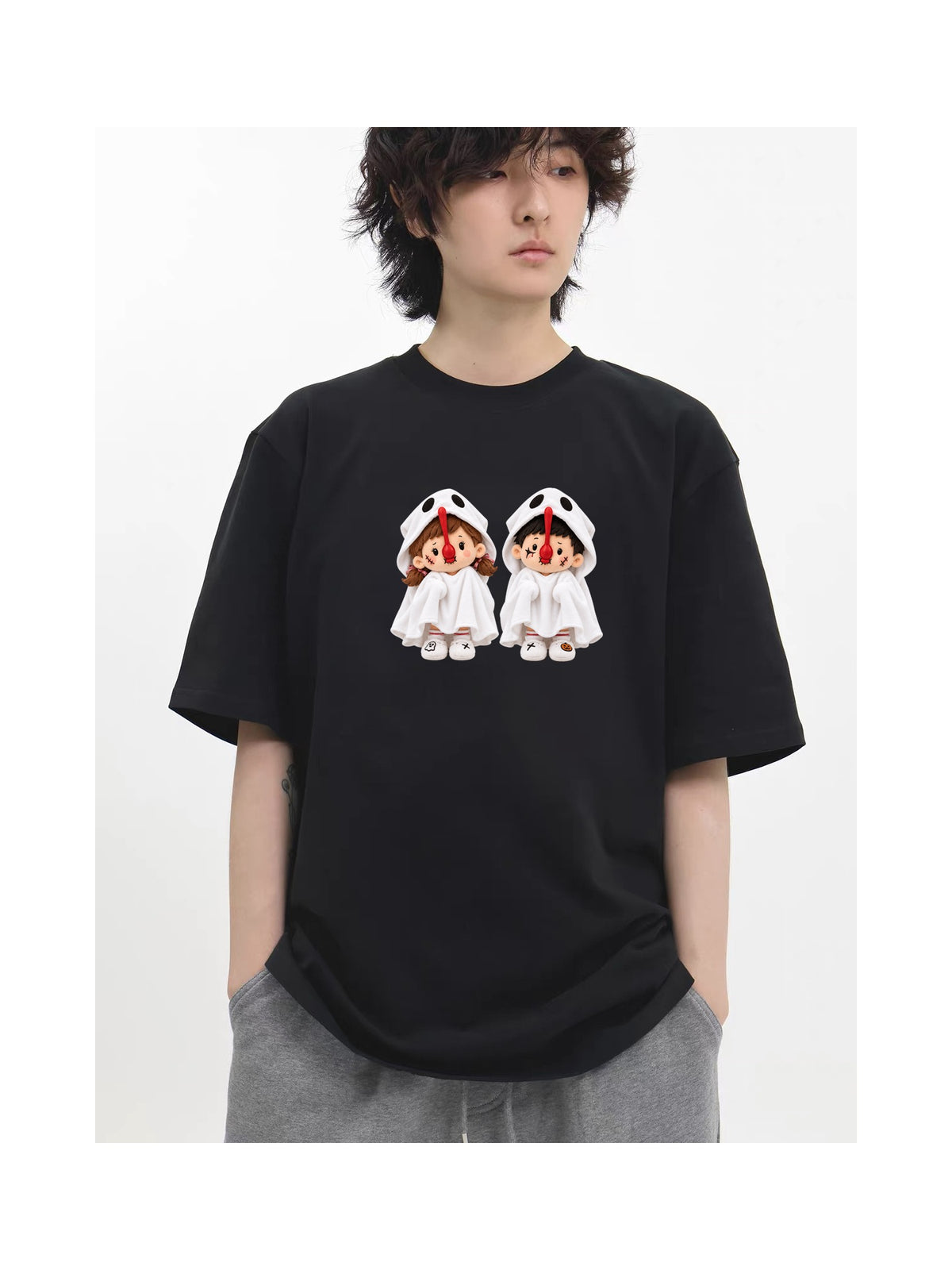 Twin Ghost Graphic T-Shirt product image