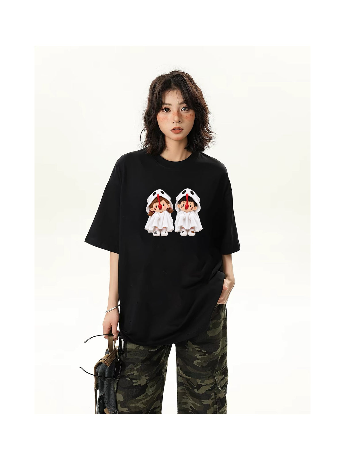 Twin Ghost Graphic T-Shirt product image