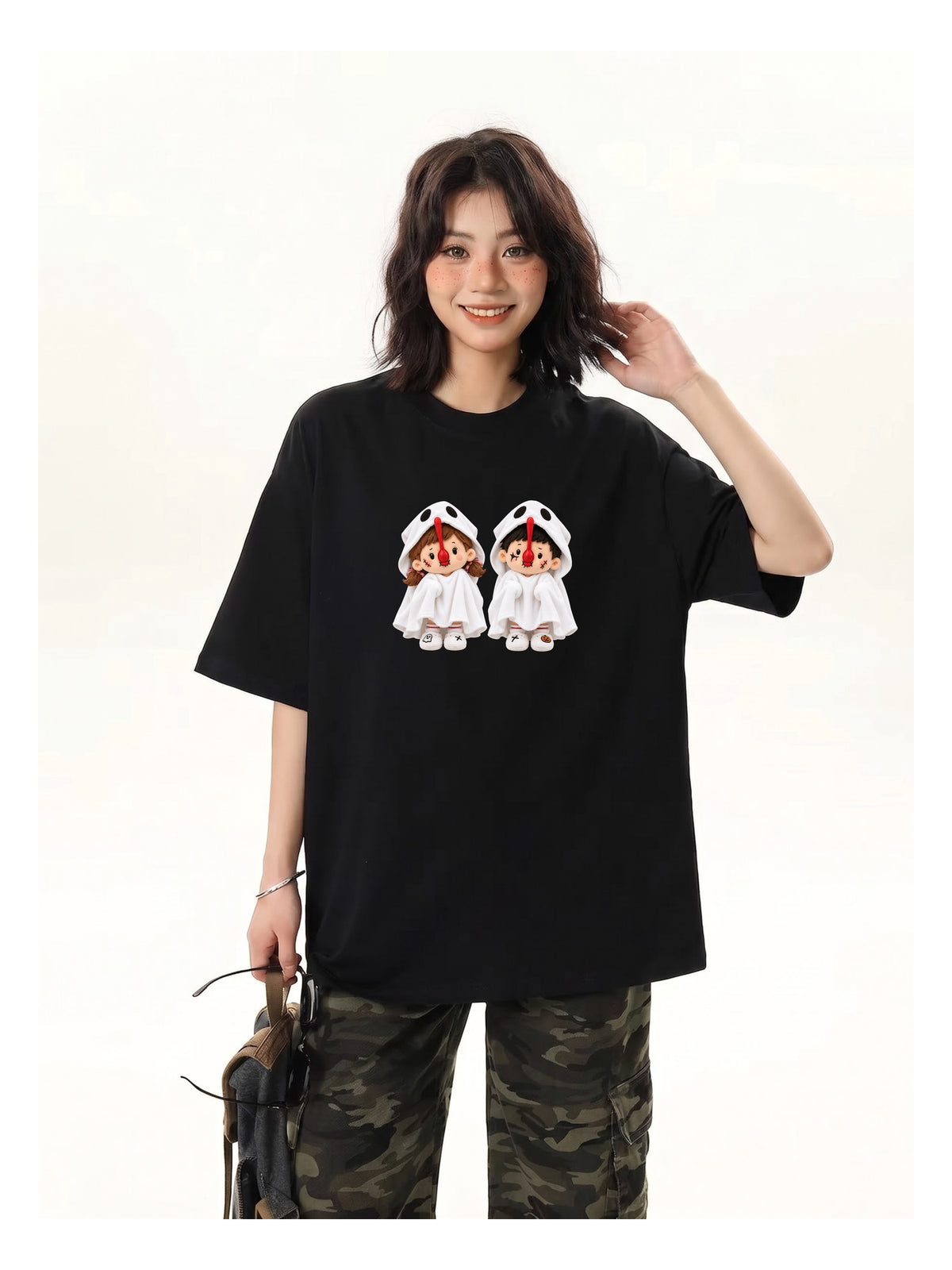 Twin Ghost Graphic T-Shirt product image