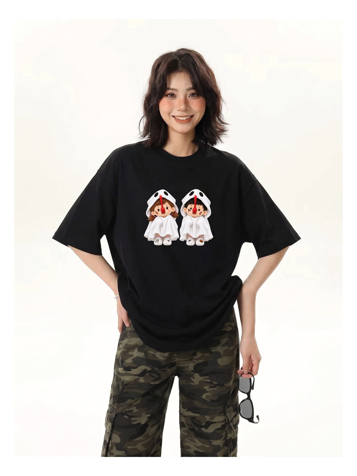 Twin Ghost Graphic T-Shirt product image
