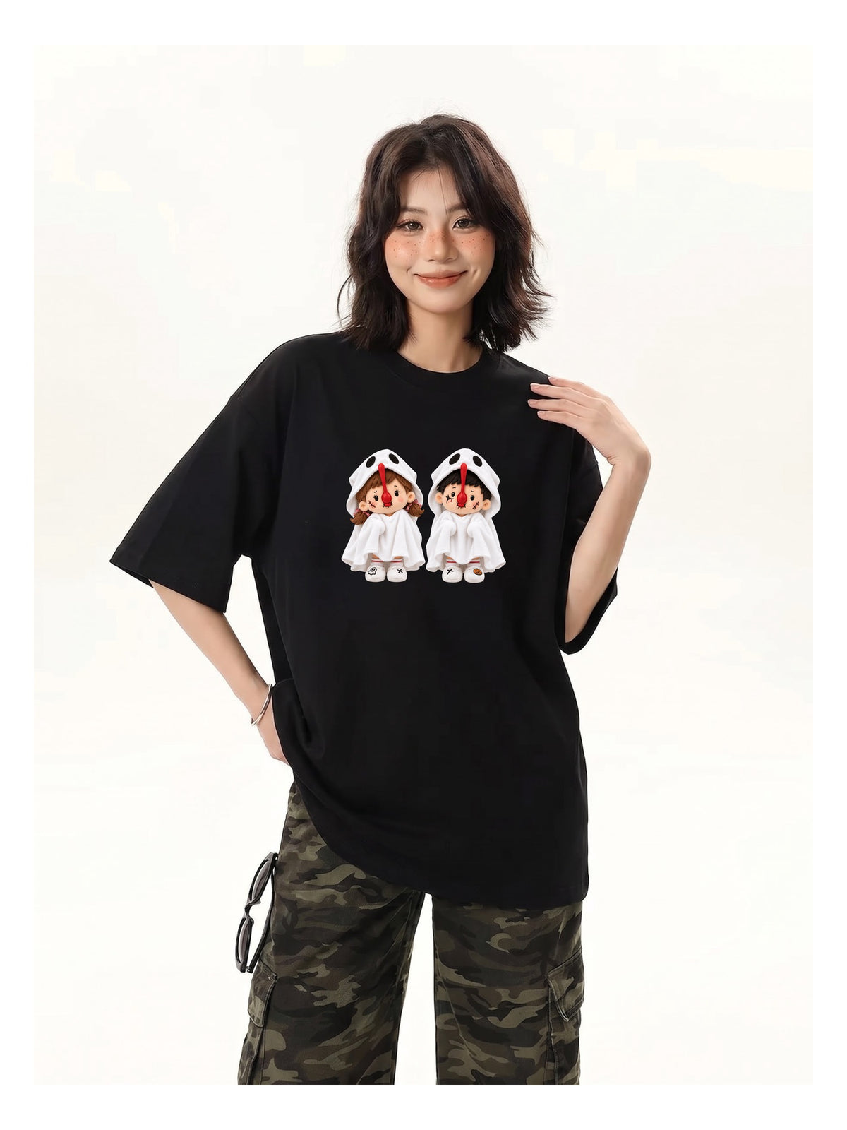 Twin Ghost Graphic T-Shirt product image