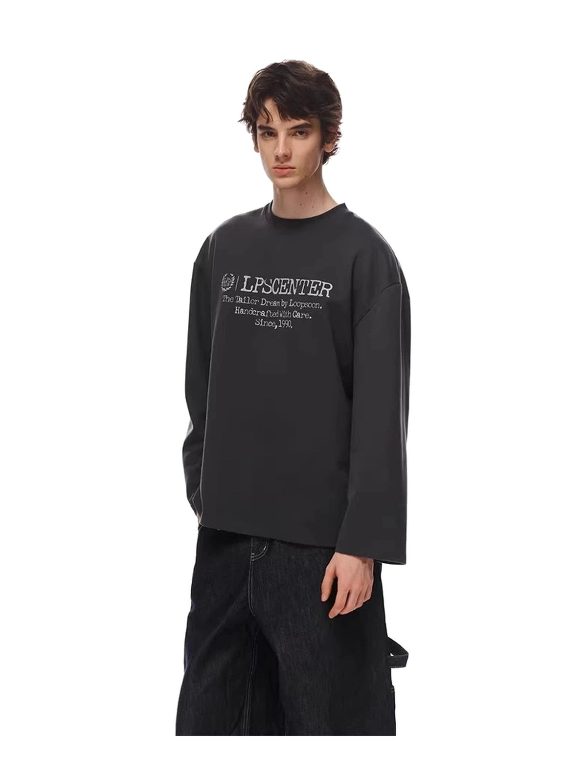 Vintage Contrast Panel Graphic Long-Sleeve Tee product image 4