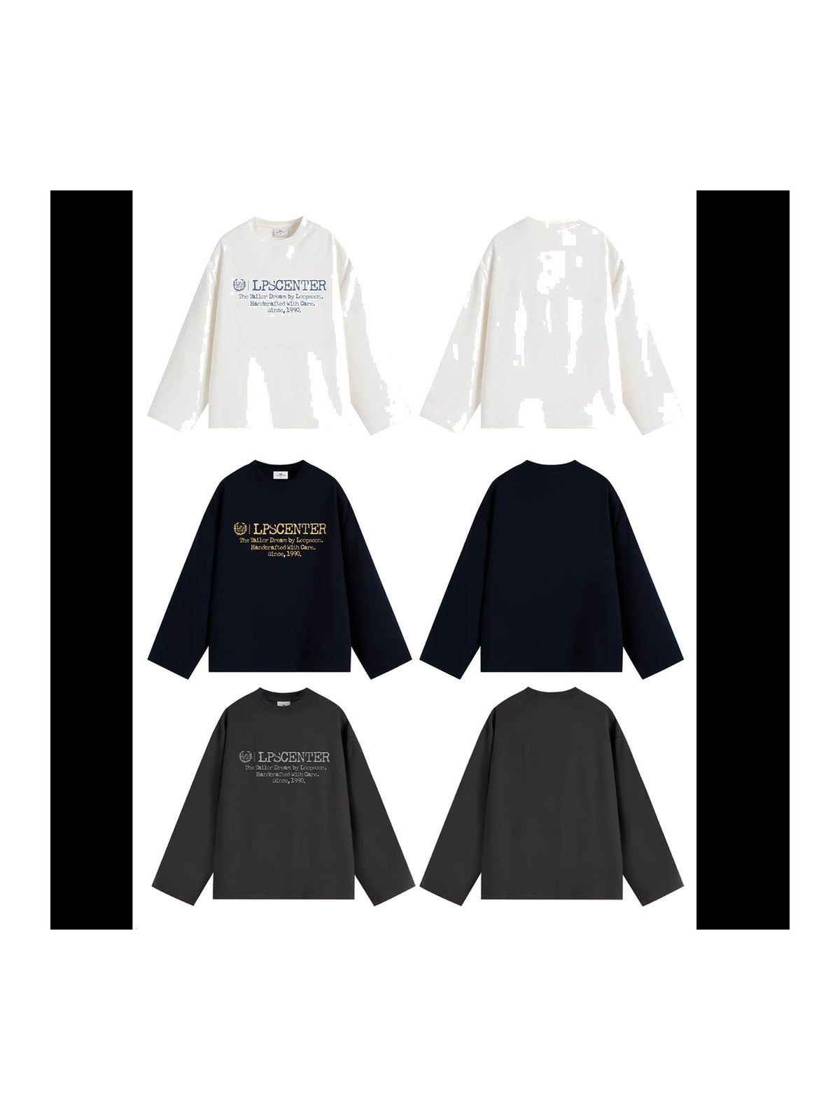 Vintage Contrast Panel Graphic Long-Sleeve Tee product image 5