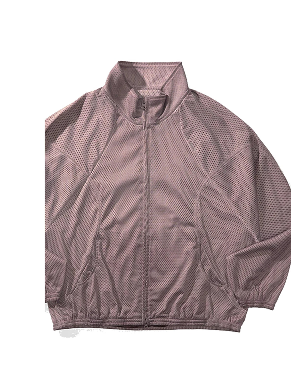 Vintage Mesh Stand-Collar Jacket product image