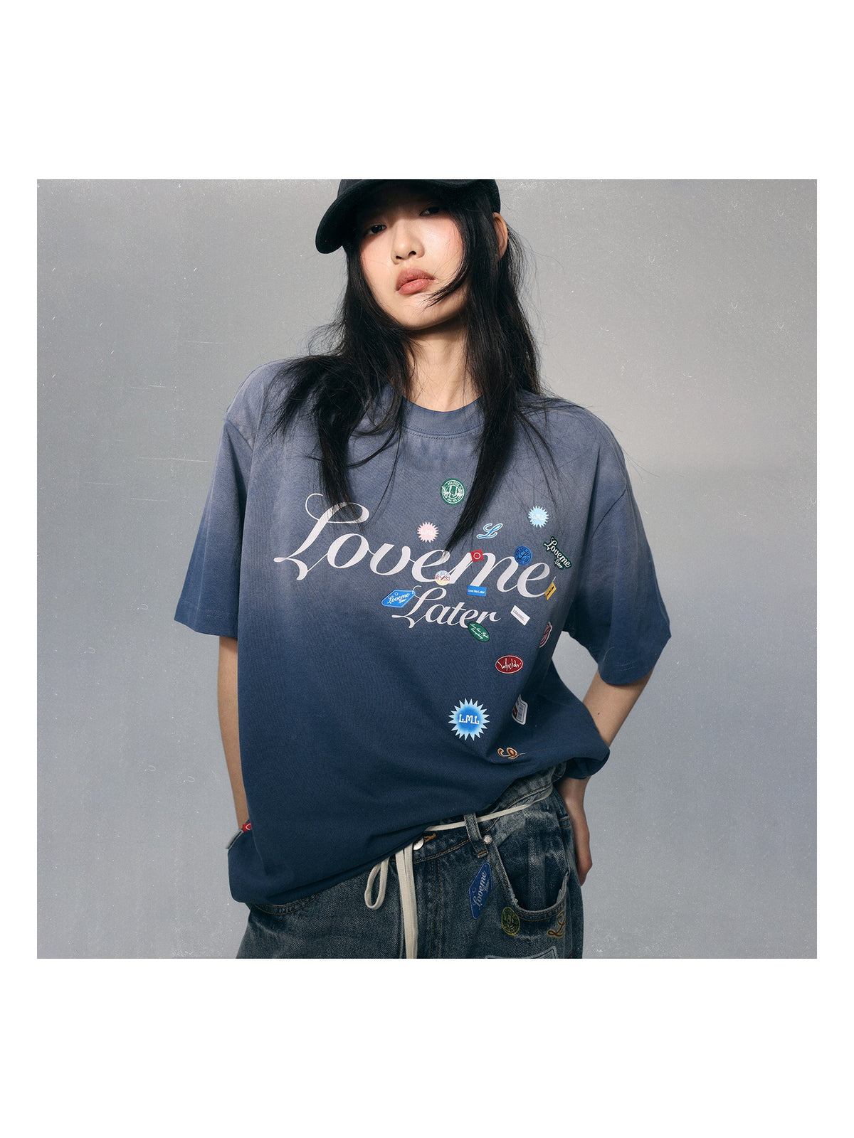 Washed Sticker Graphic T-Shirt product image