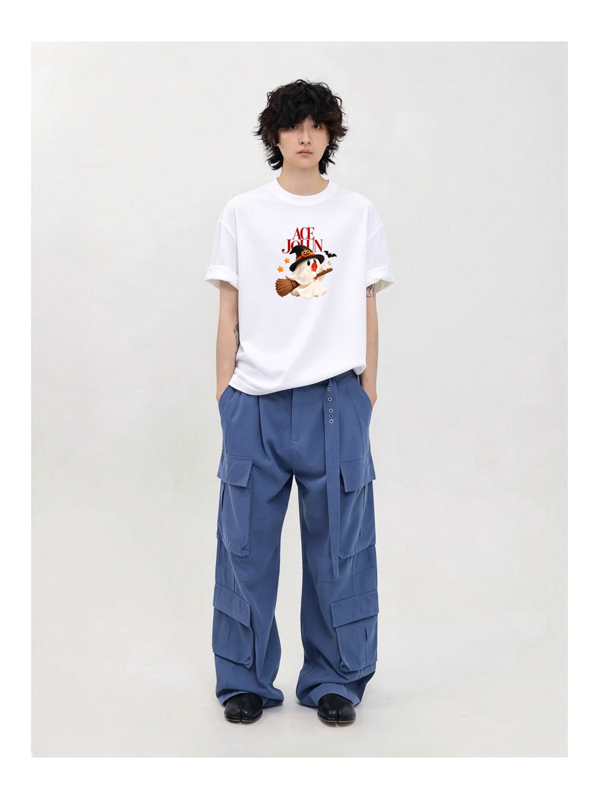 Witch Cat Graphic T-Shirt product image