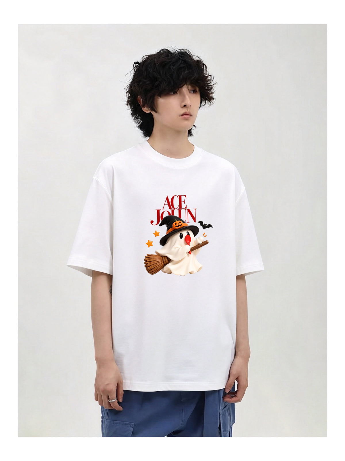 Witch Cat Graphic T-Shirt product image