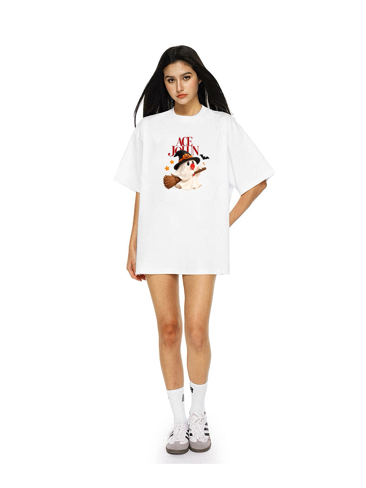 Witch Cat Graphic T-Shirt product image