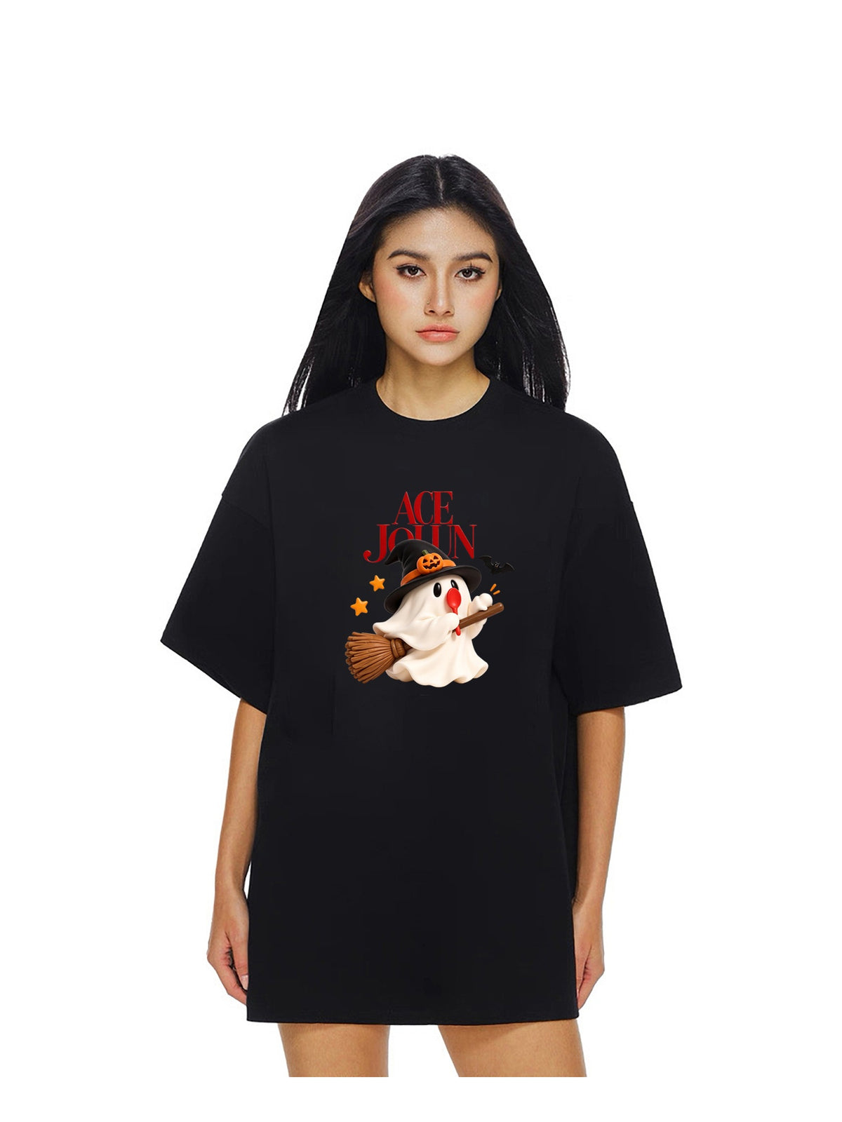 Witch Cat Graphic T-Shirt product image