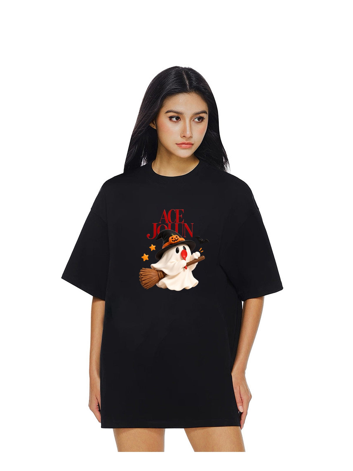 Witch Cat Graphic T-Shirt product image