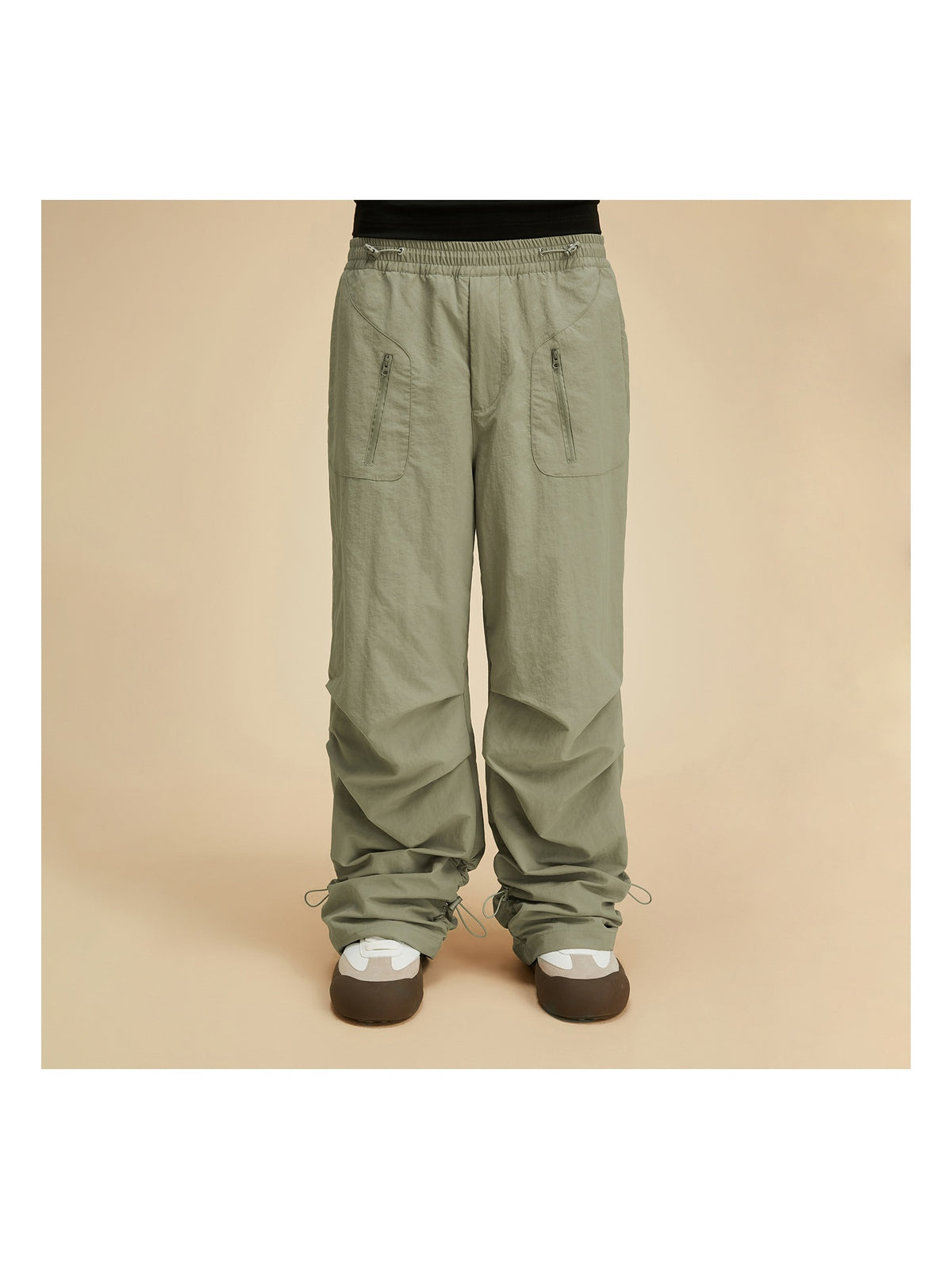 Wrinkled Nylon Parachute Pants product image