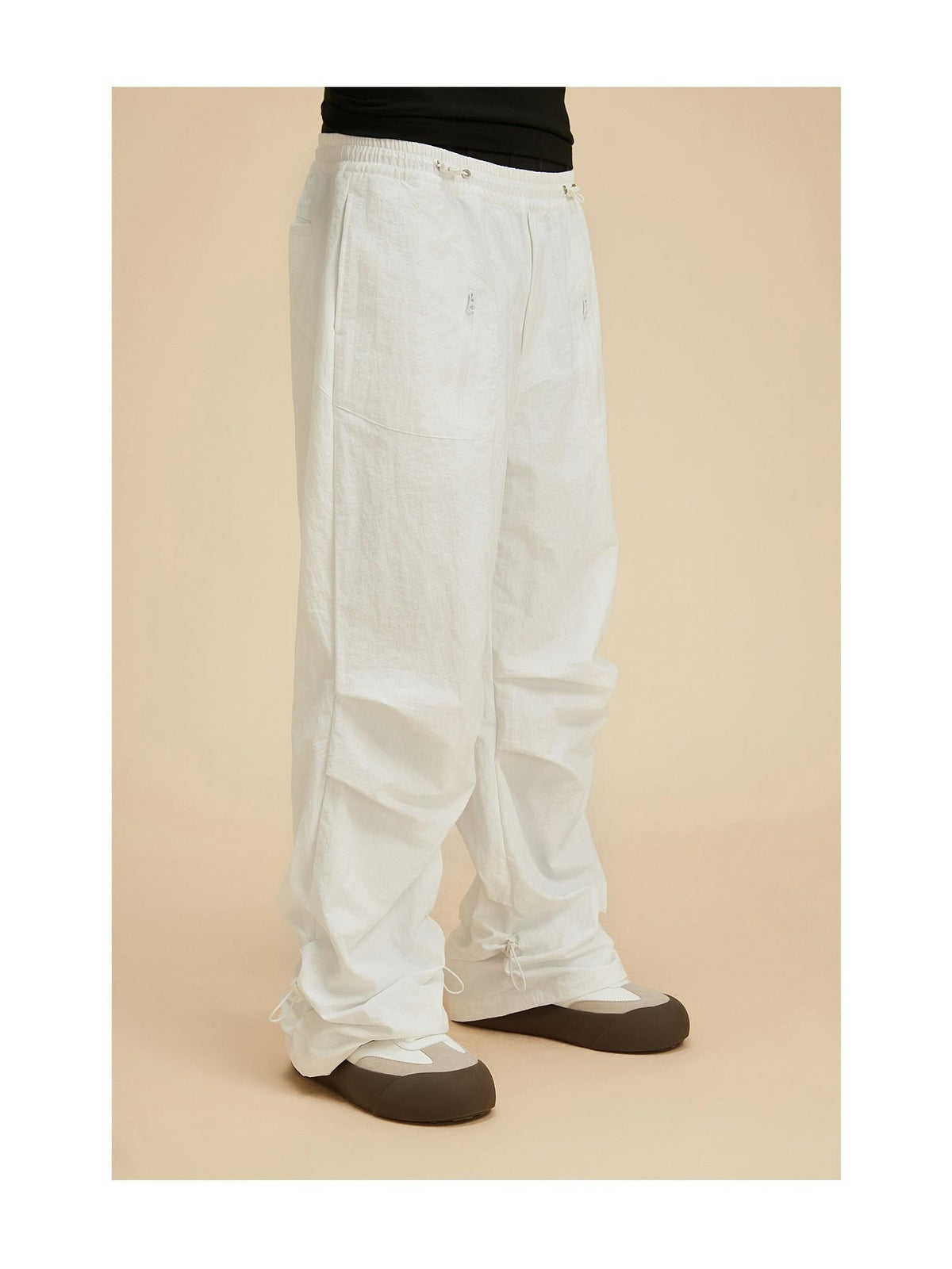 Wrinkled Nylon Parachute Pants product image