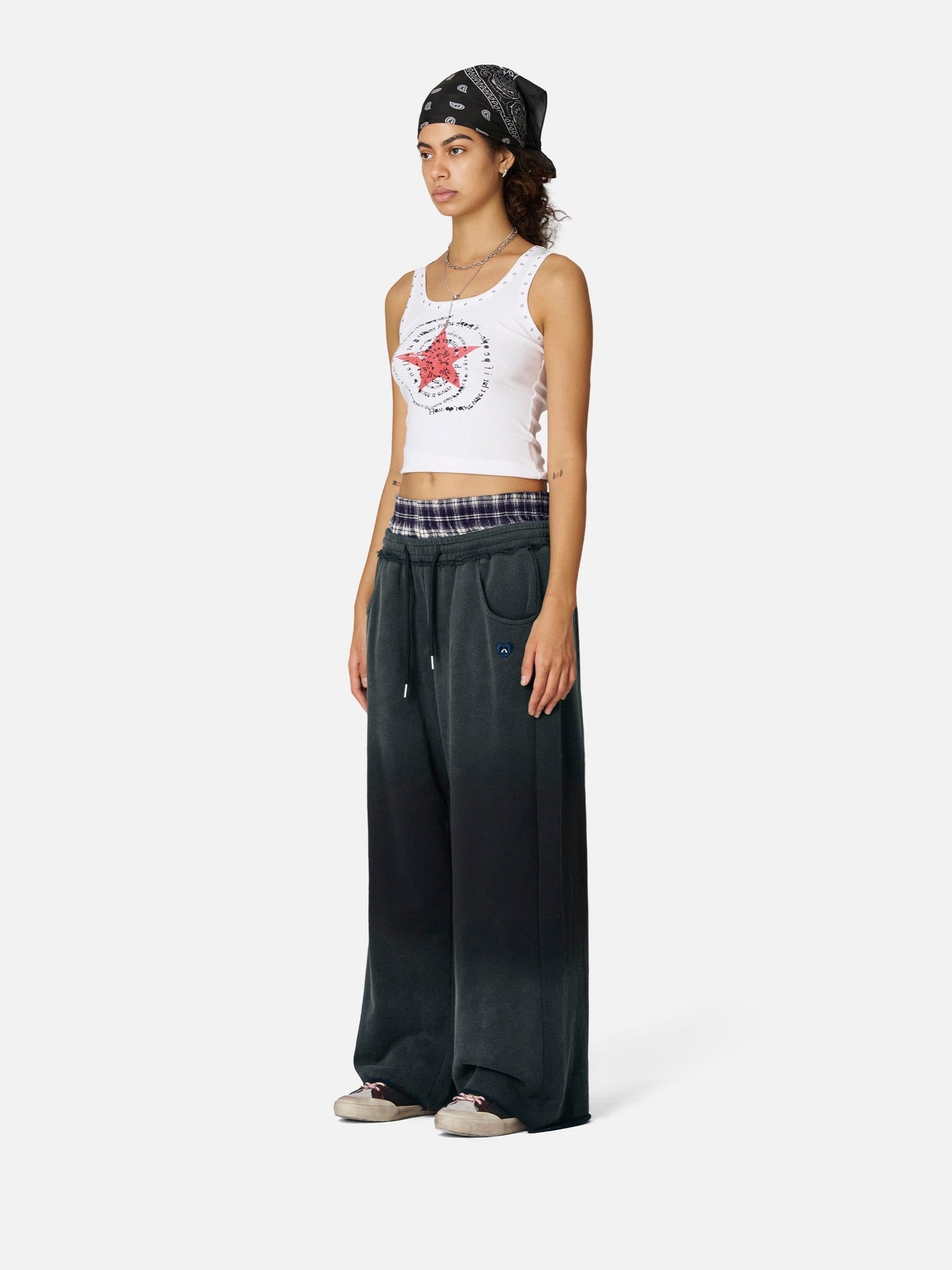 Pantalones deportivos holgados de estilo vintage con doble cintura Aelfric Eden